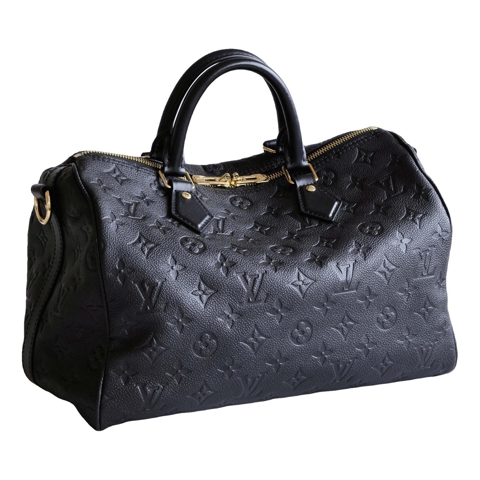 Speedy leather handbag