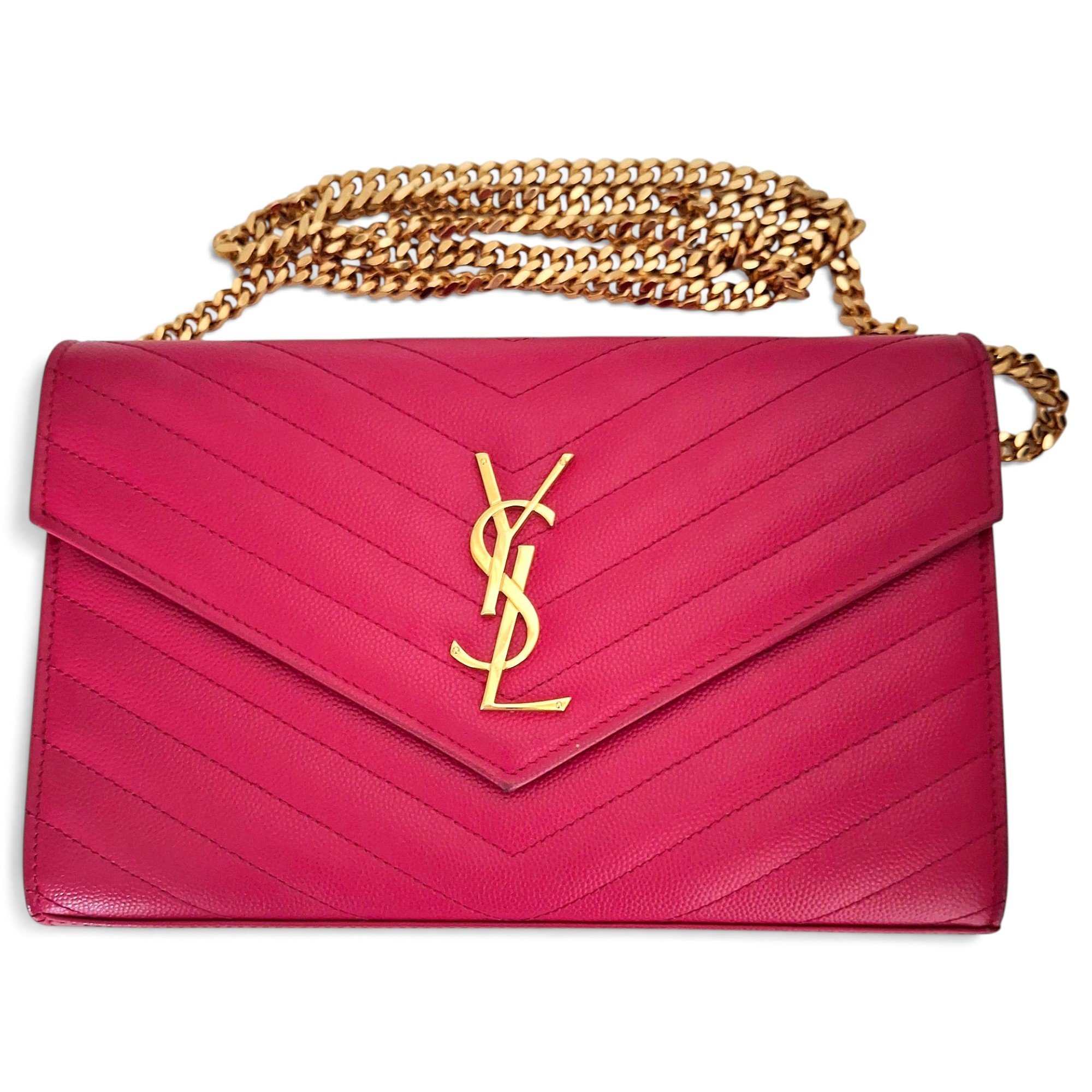 Cassandre leather clutch bag