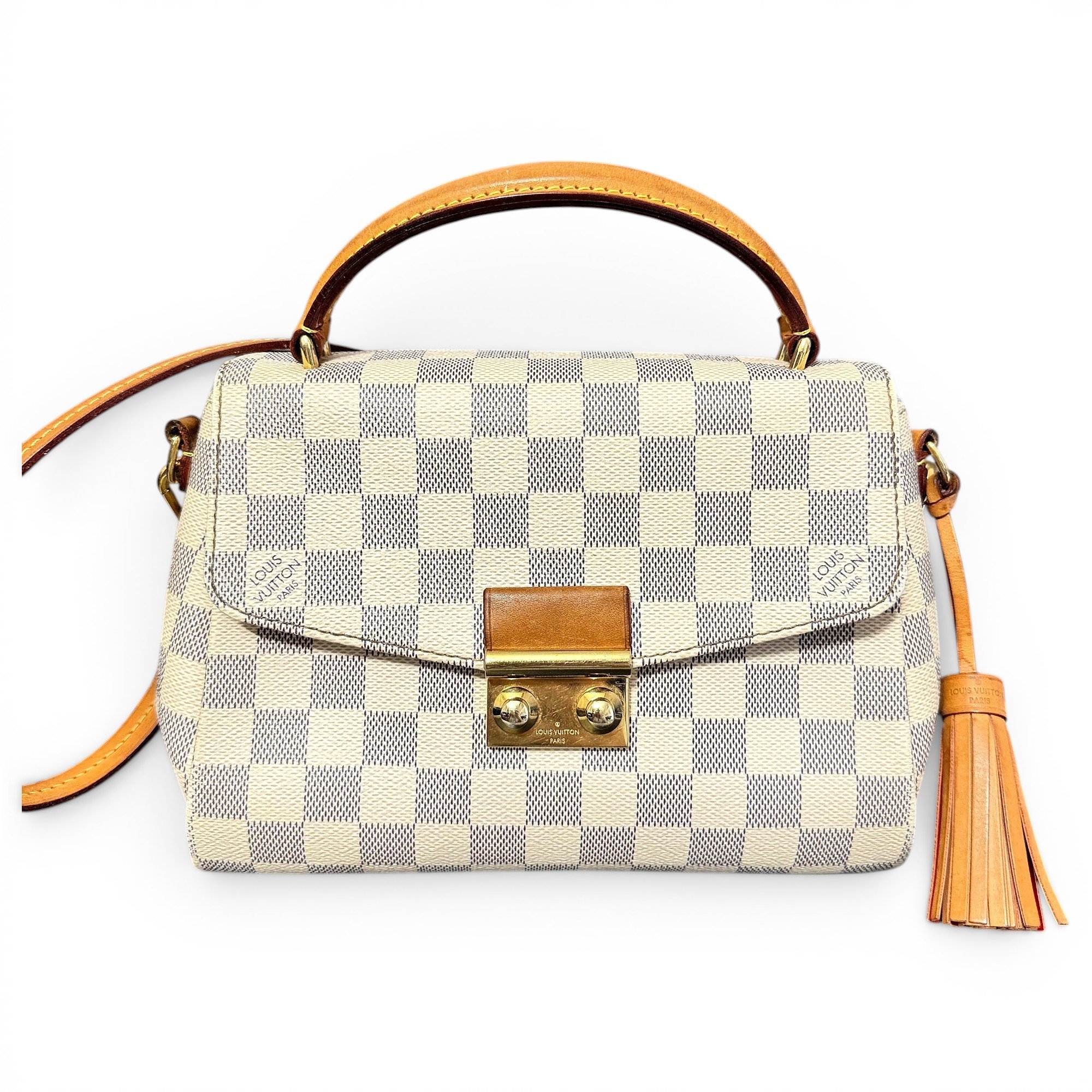 Croisette leather handbag