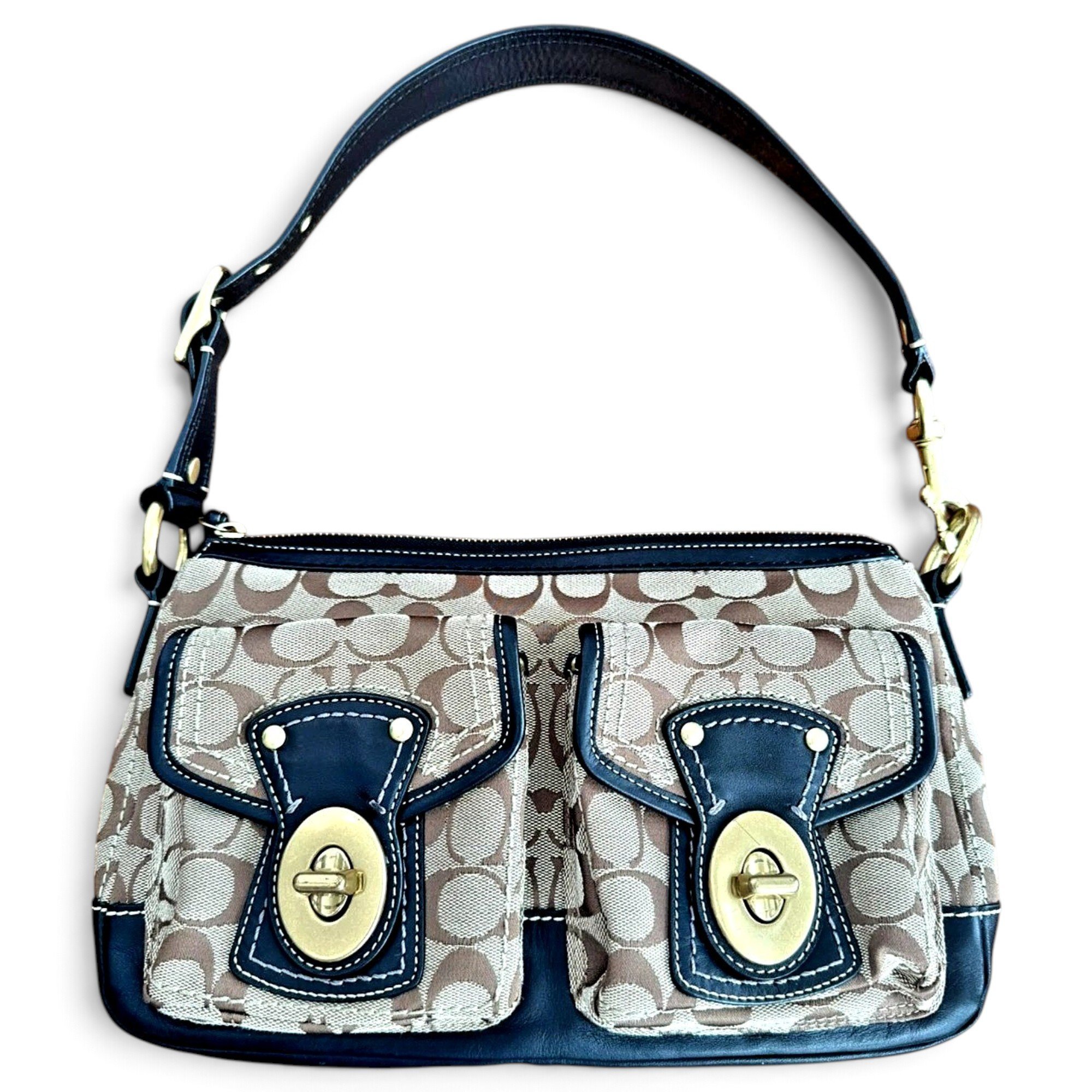 Leather handbag