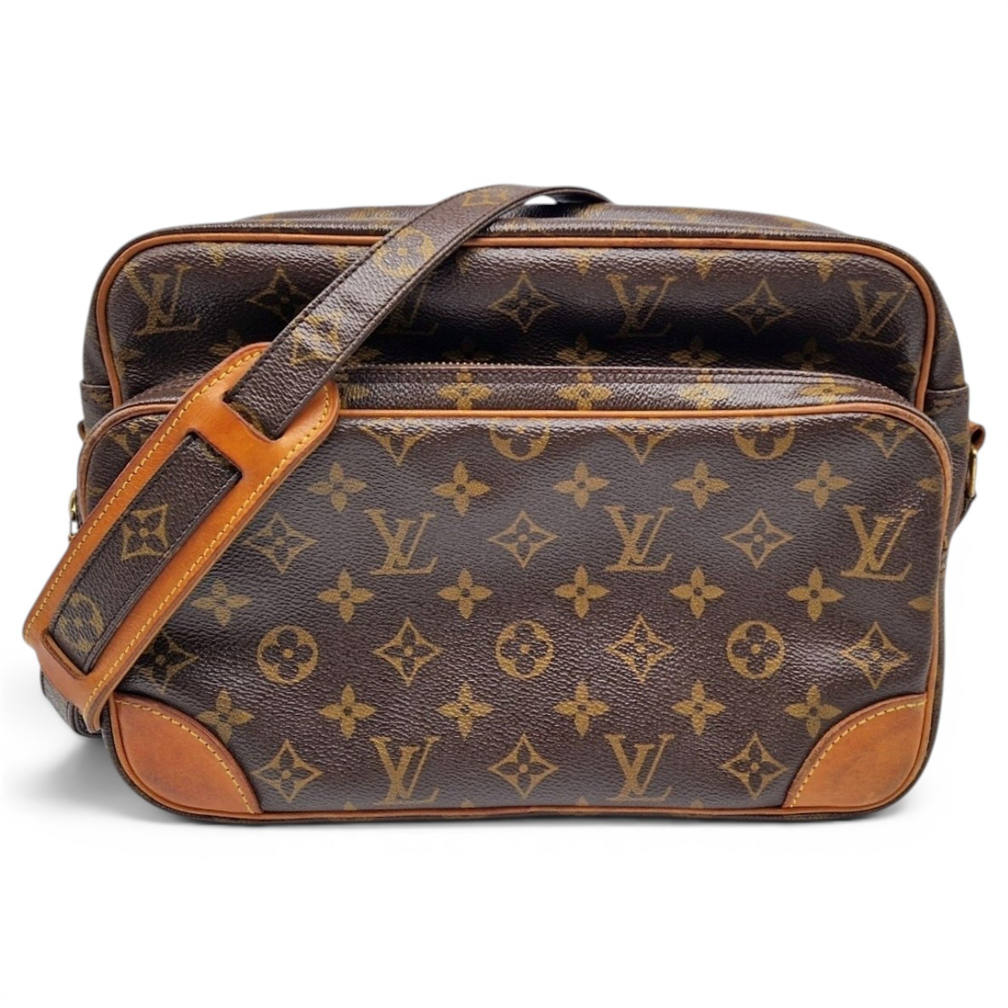 Nile leather crossbody bag