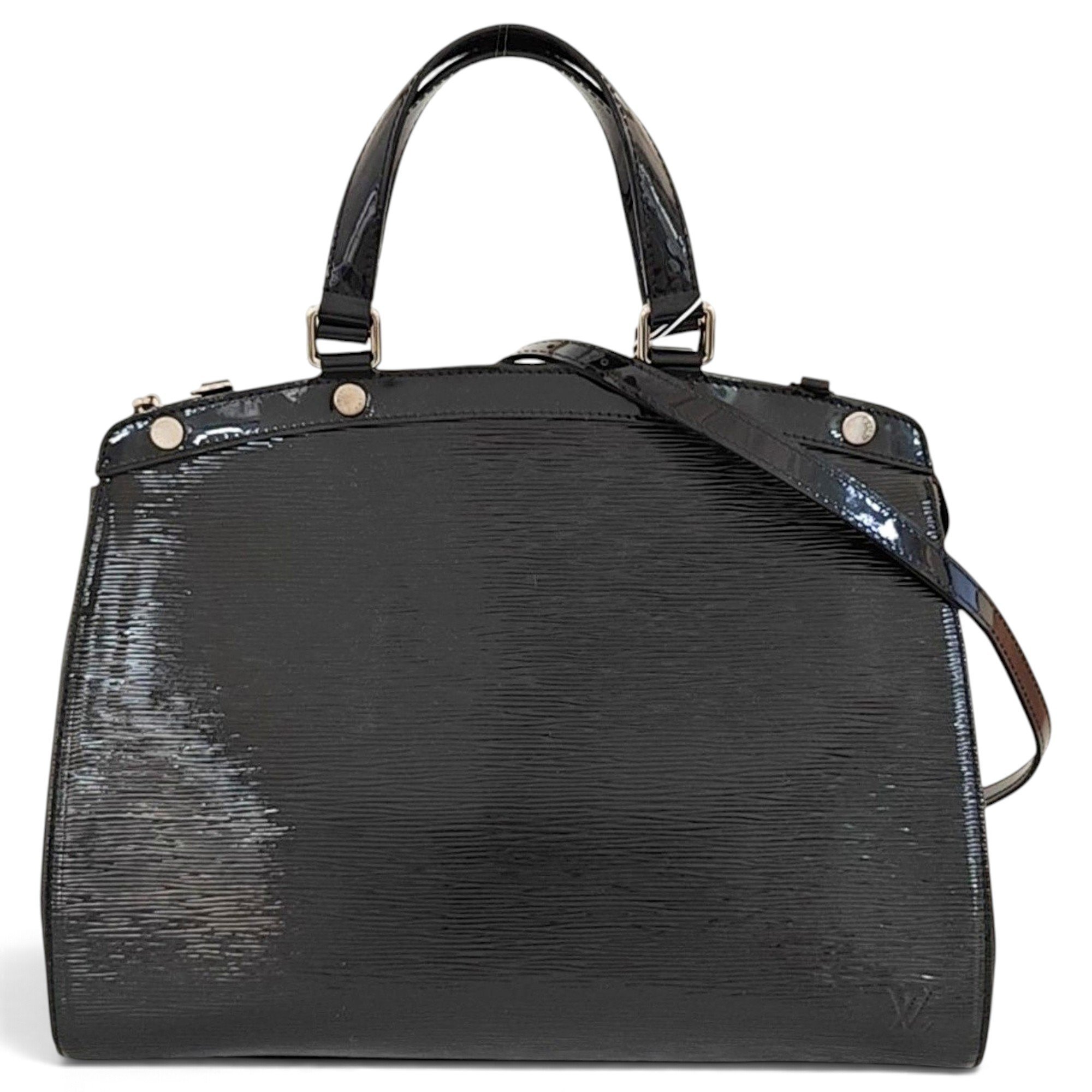 Patent leather handbag