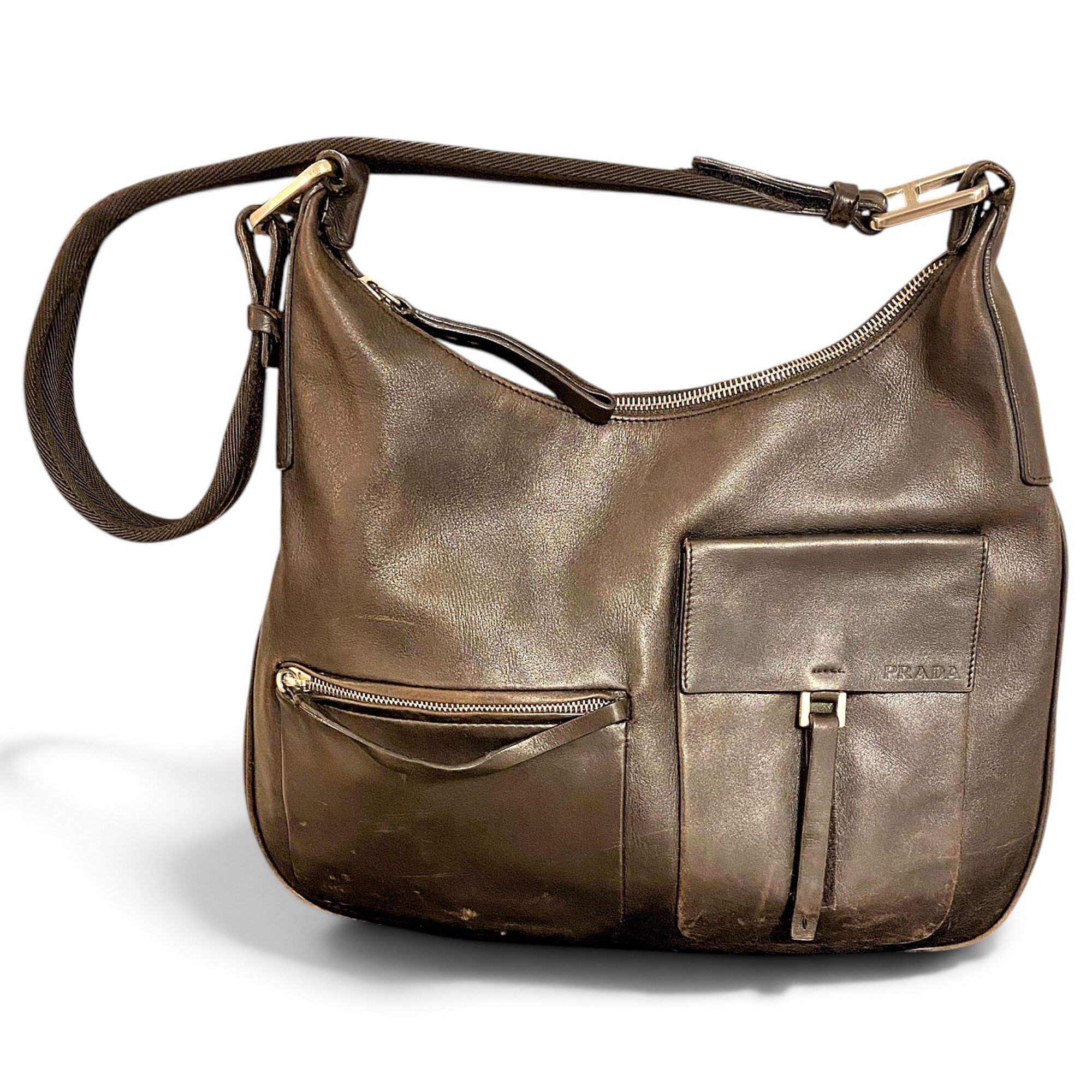 Leather handbag