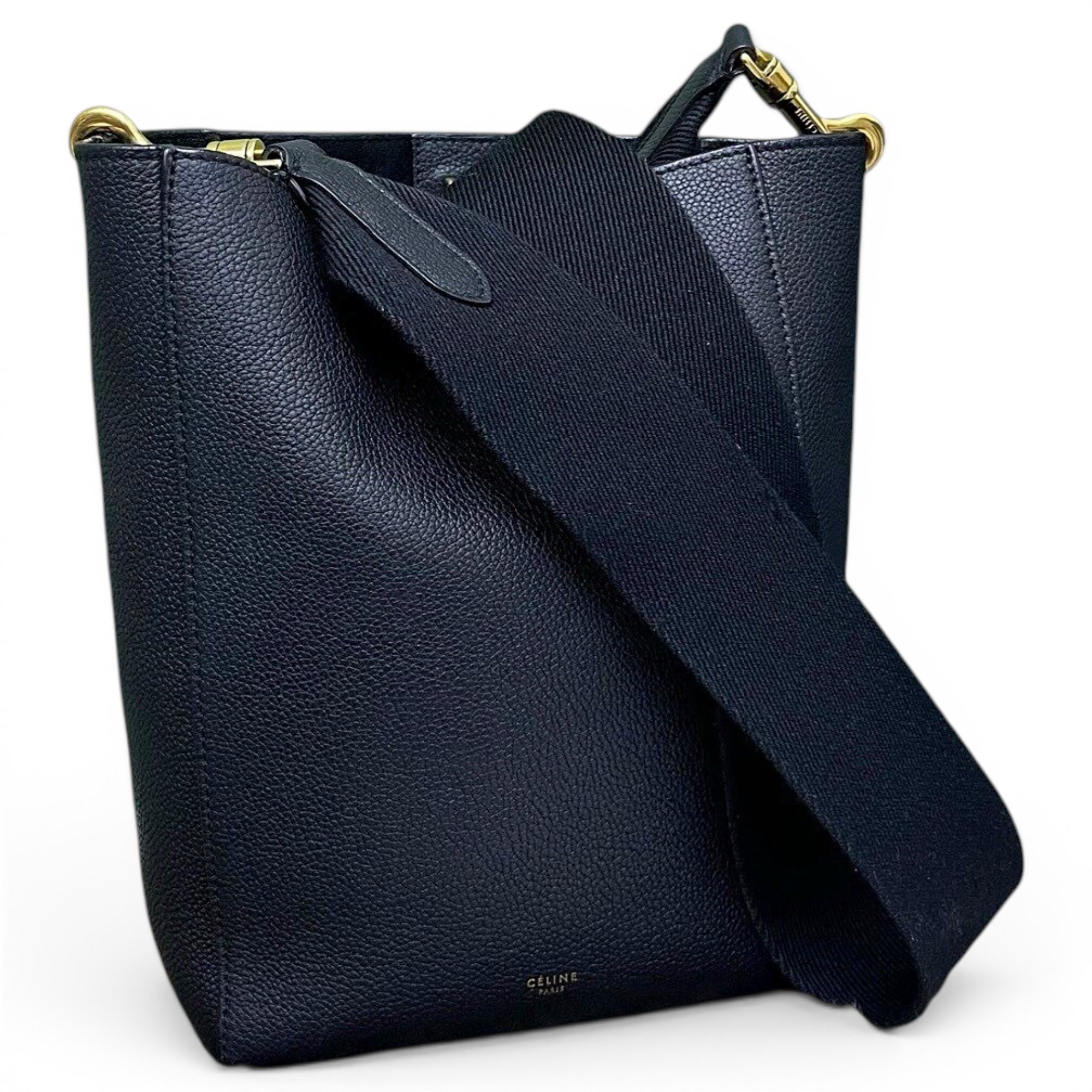 Celine Seau Sangle leather tote