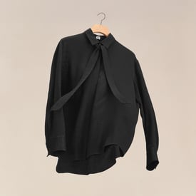 Chemise Masculine à Lavallière Motif « Mosaïque »