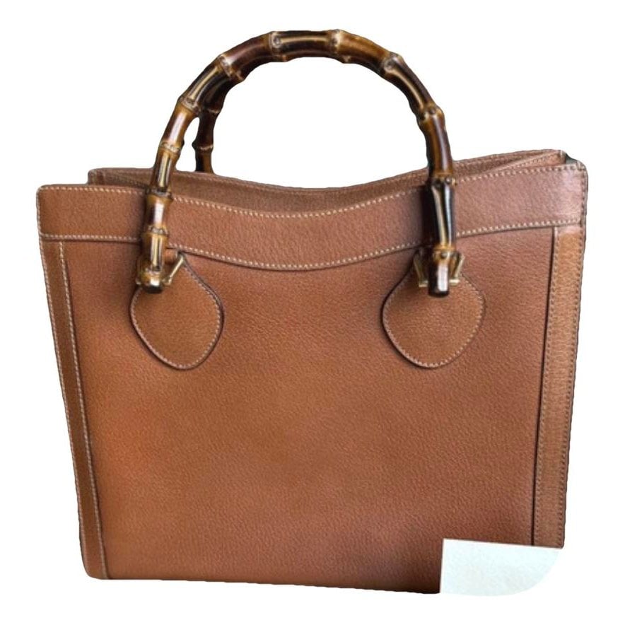 Diana Bamboo leather tote