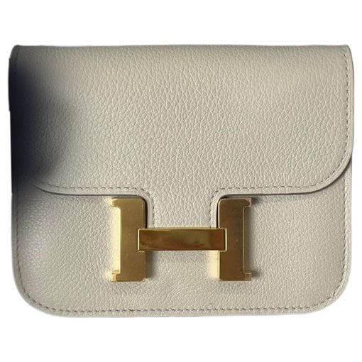 Constance leather clutch bag