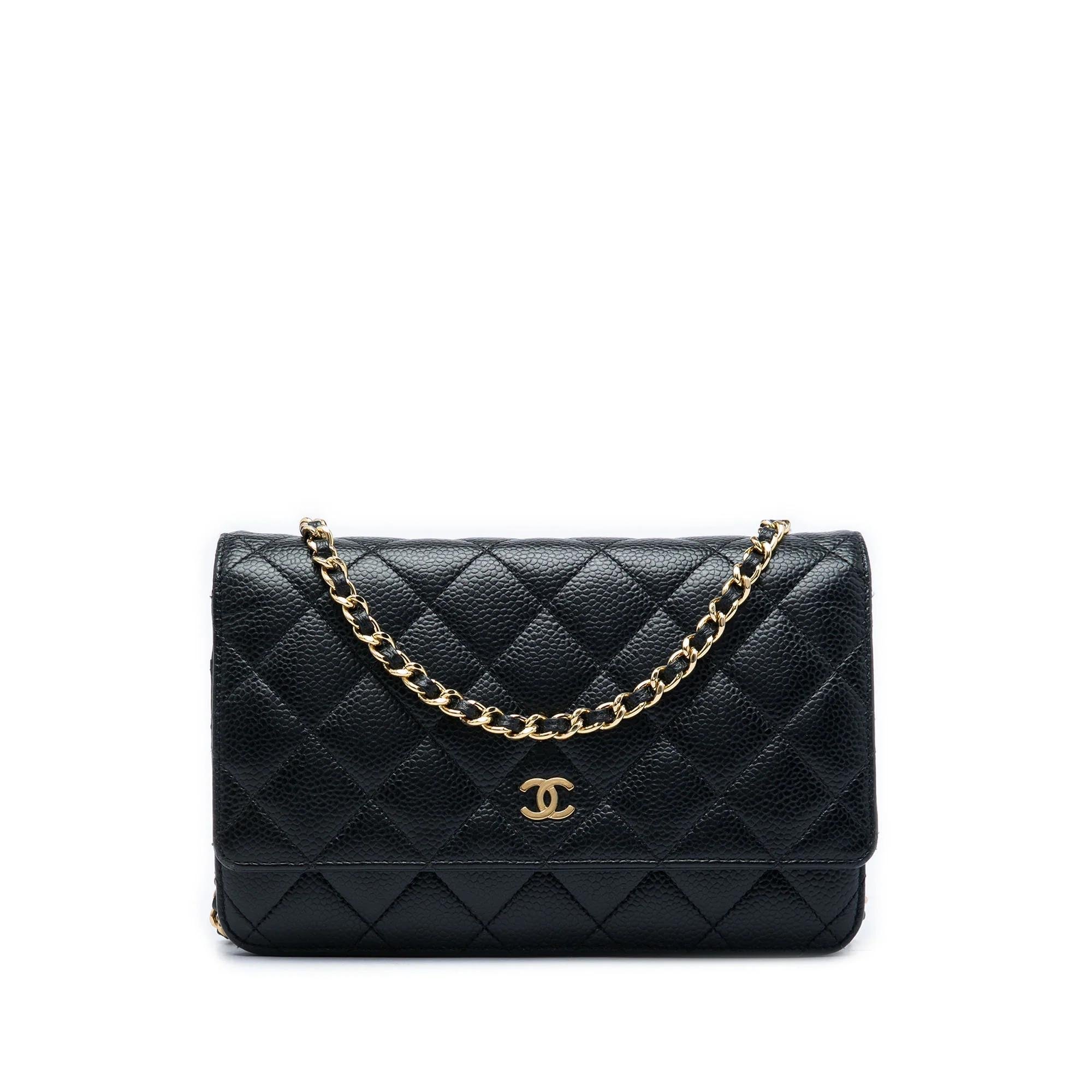 Wallet On Chain Timeless/Classique leather handbag