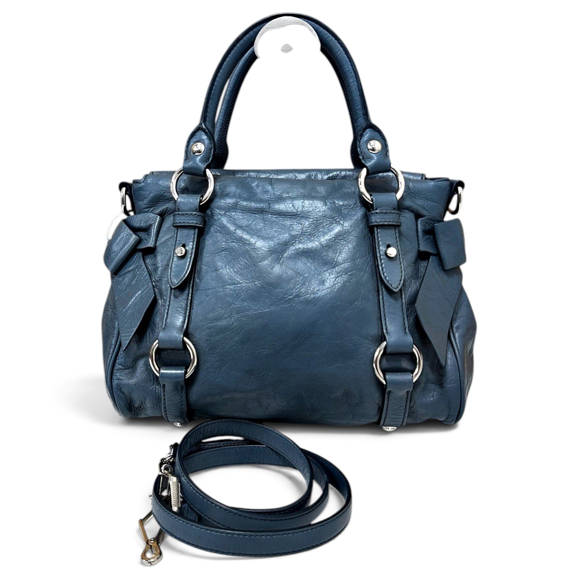 Bow bag leather bowling bag