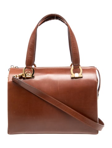 Leather Top Handle Bag