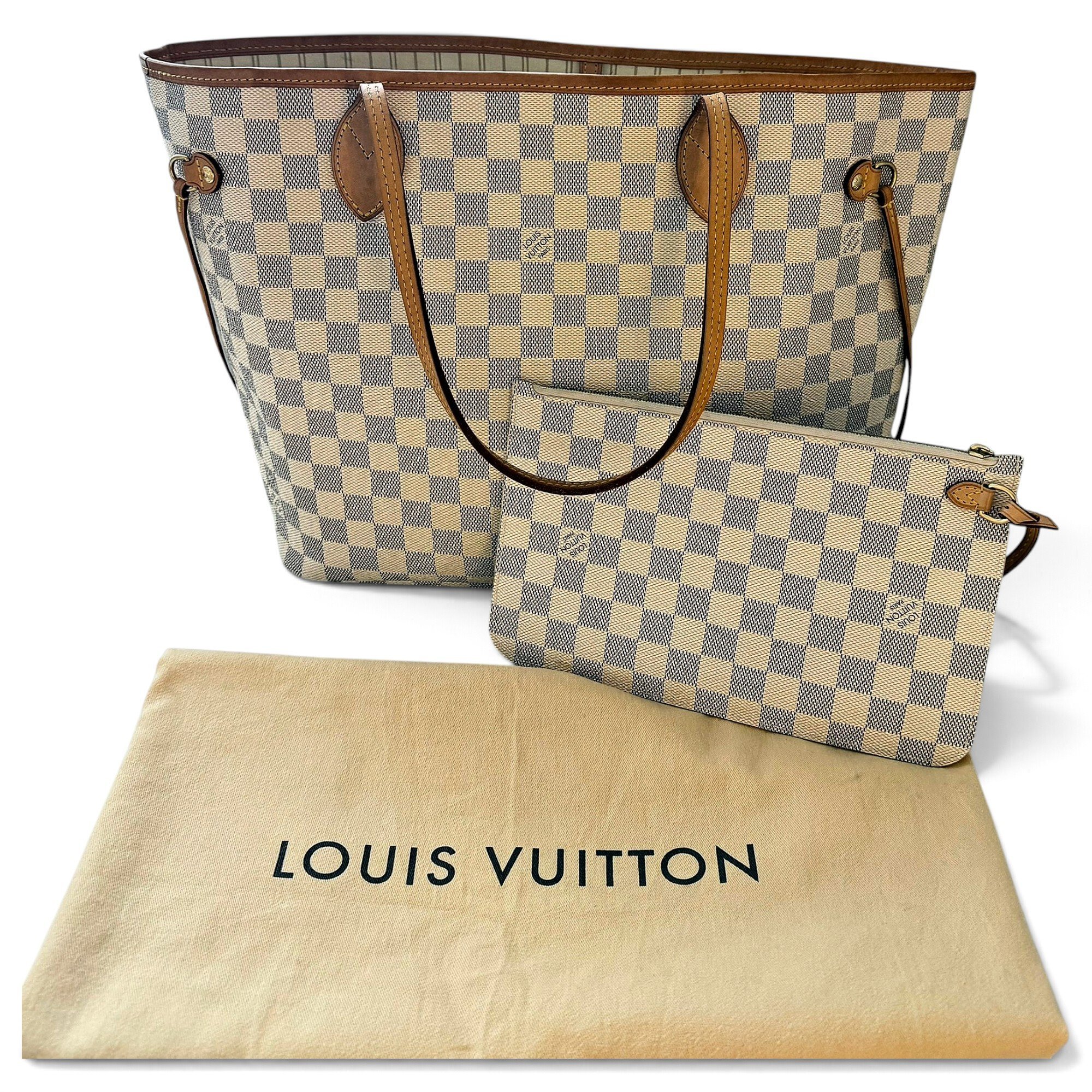 Neverfull leather tote