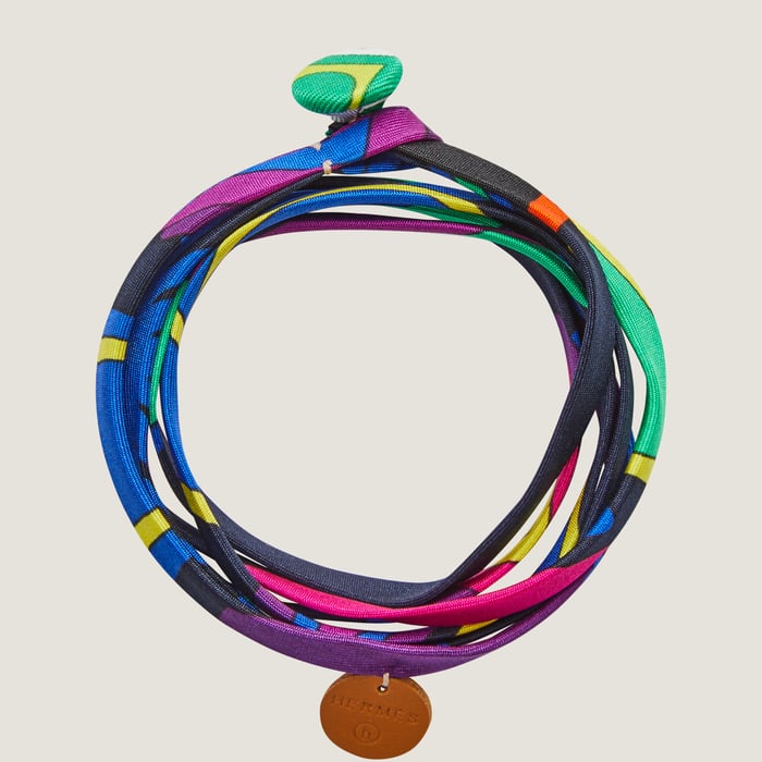 Random Silk Triple Tour Bracelet
