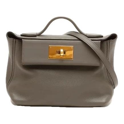 24/24 leather handbag