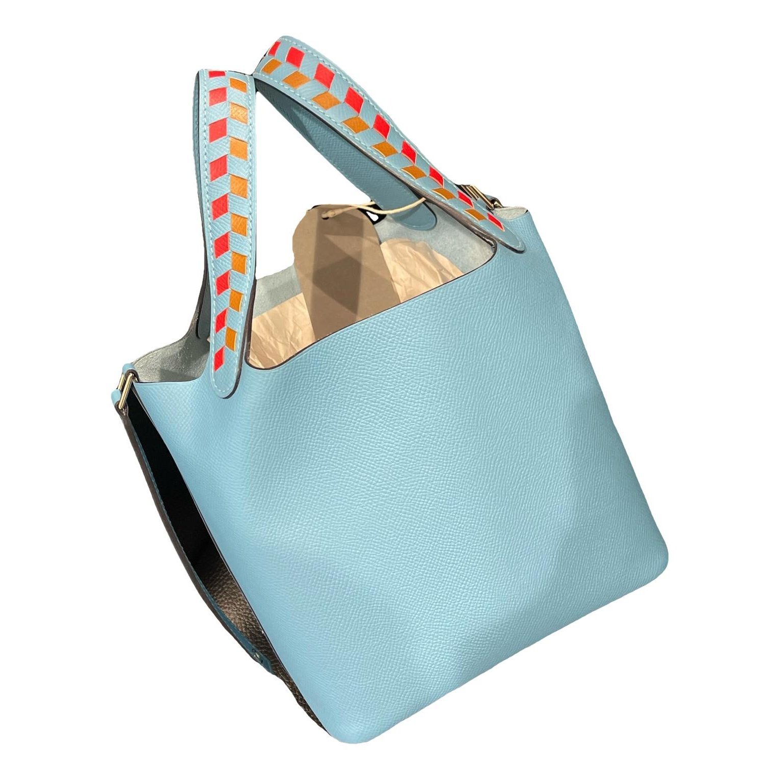 Picotin leather handbag