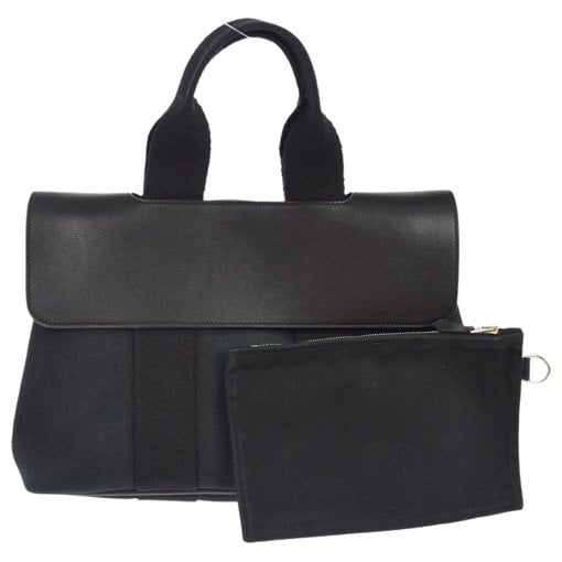 Hermes Valparaiso Handbag Black
