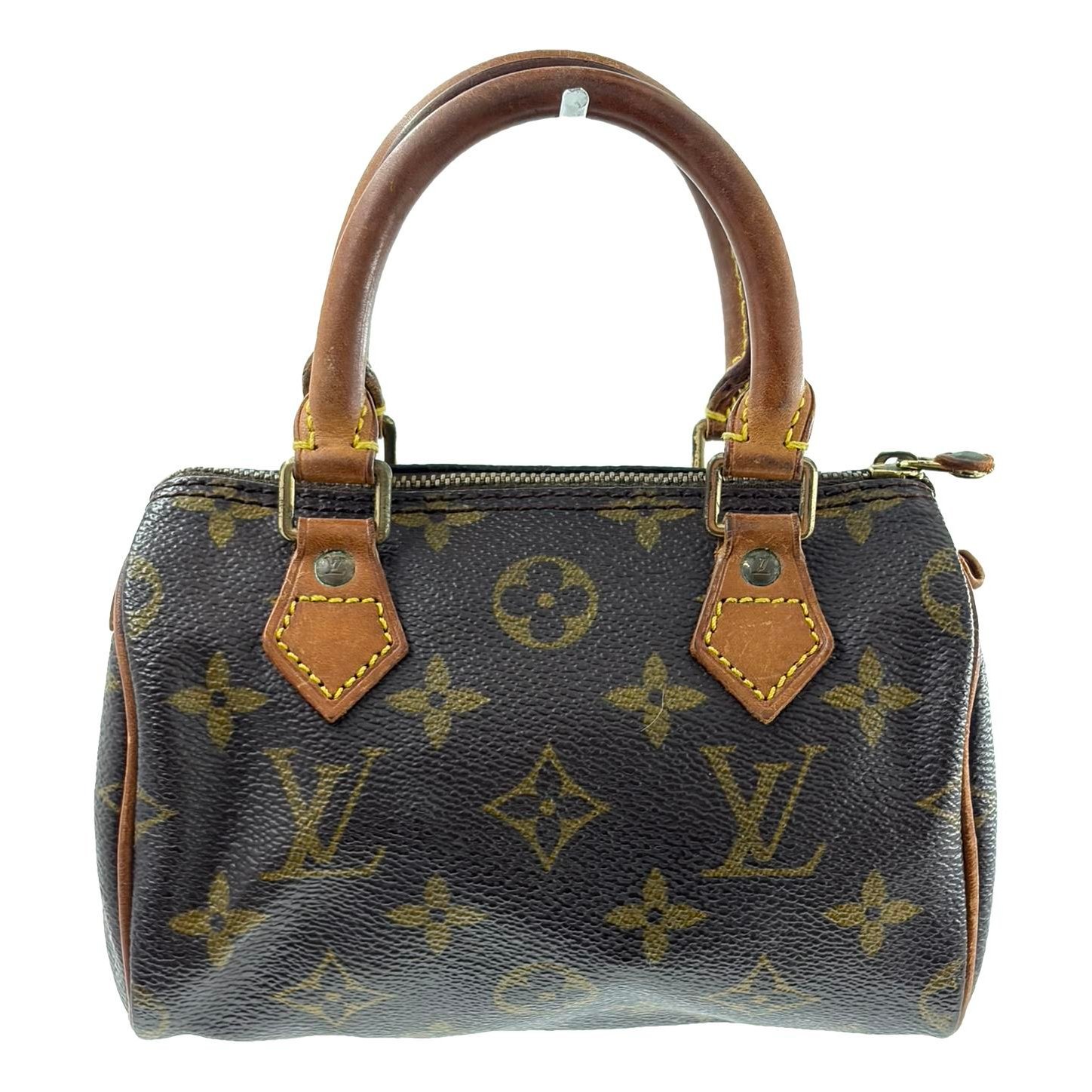 Nano Speedy / Mini HL leather handbag