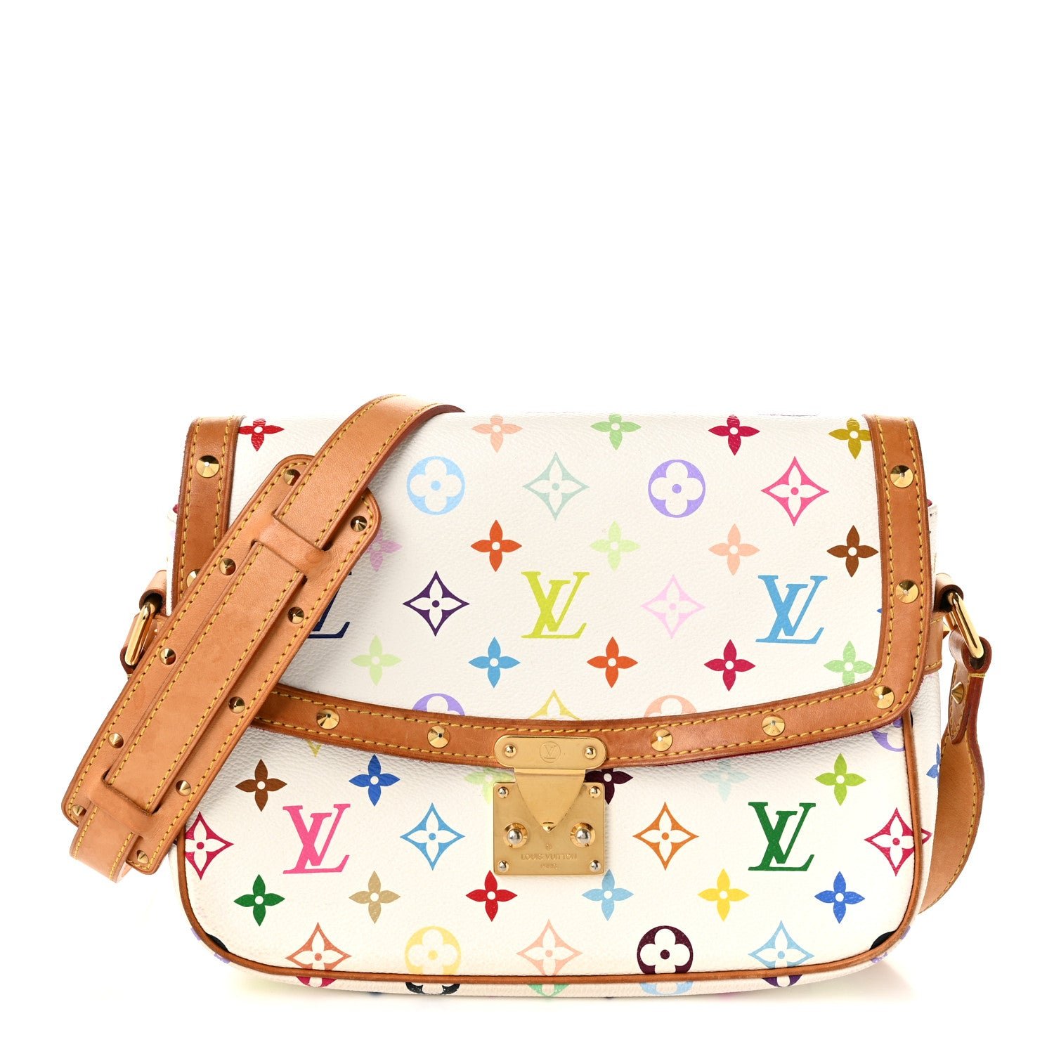 Louis Vuitton Monogram Multicolor Sologne White