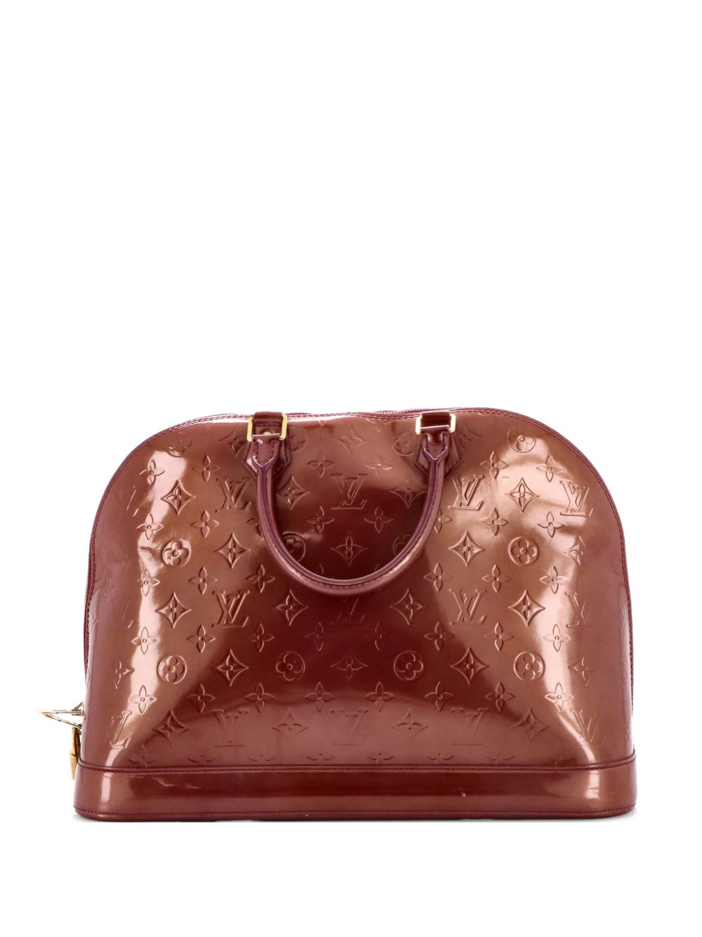 Alma Handbag Monogram Vernis GM satchel