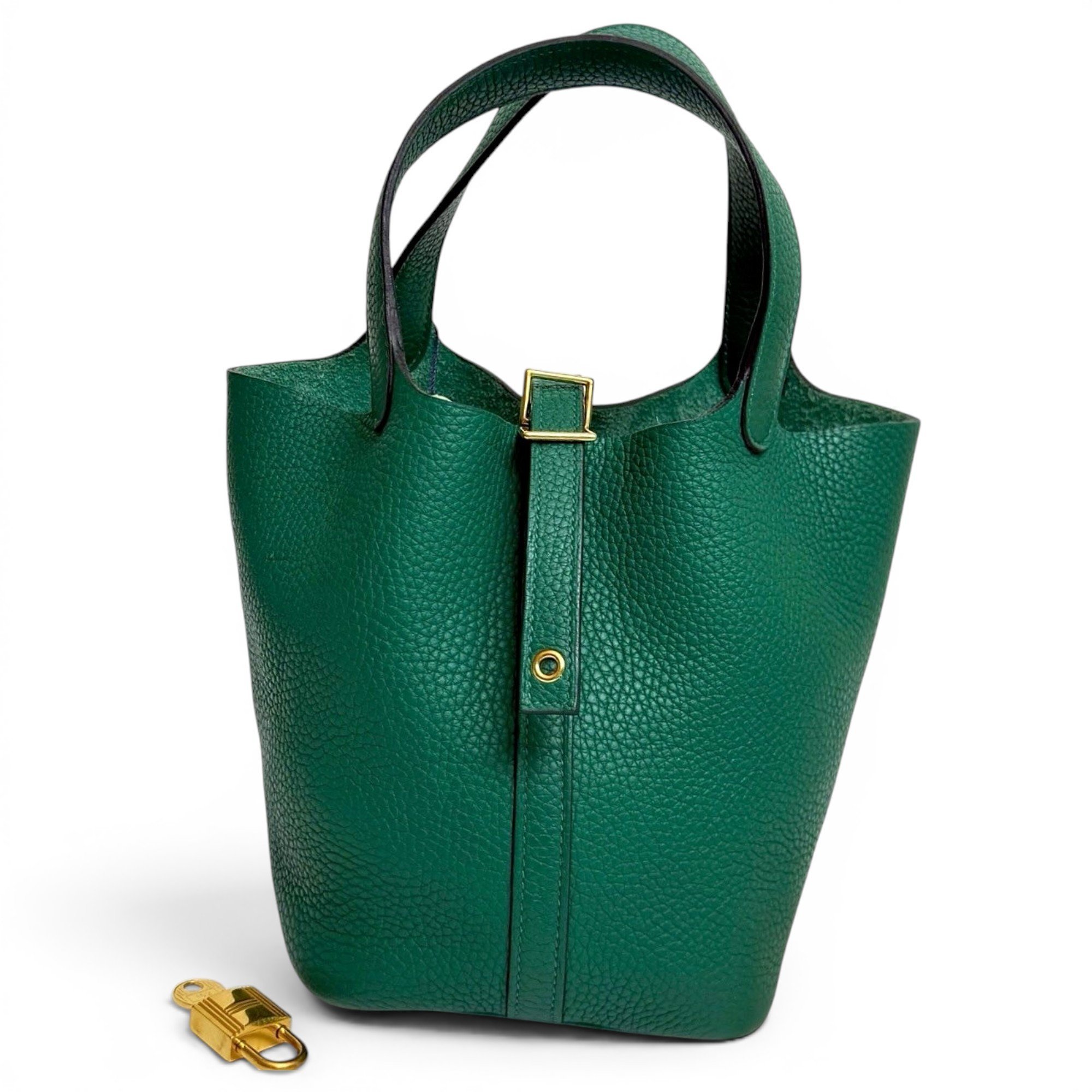 Picotin leather handbag