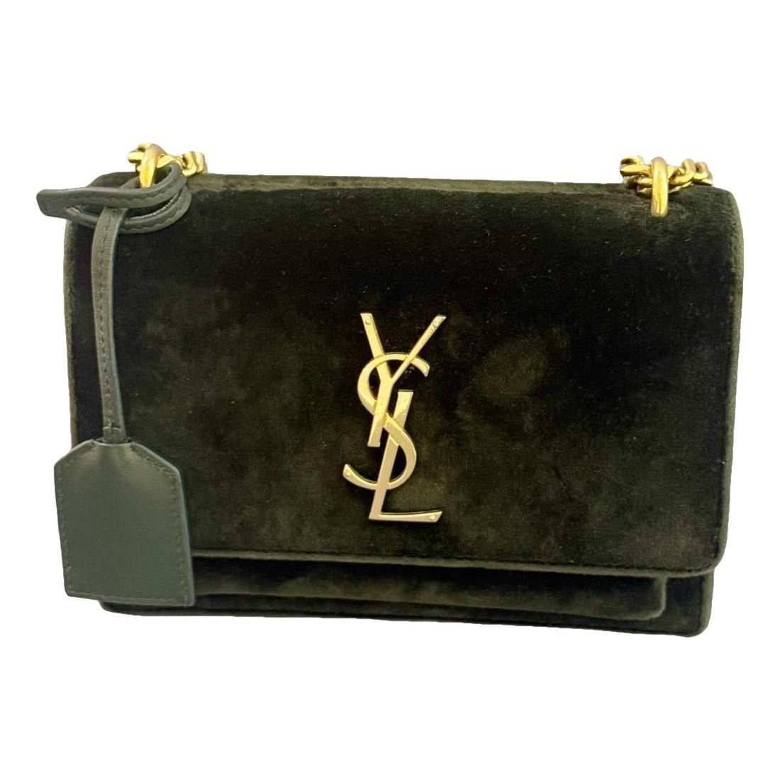 Sunset velvet crossbody bag