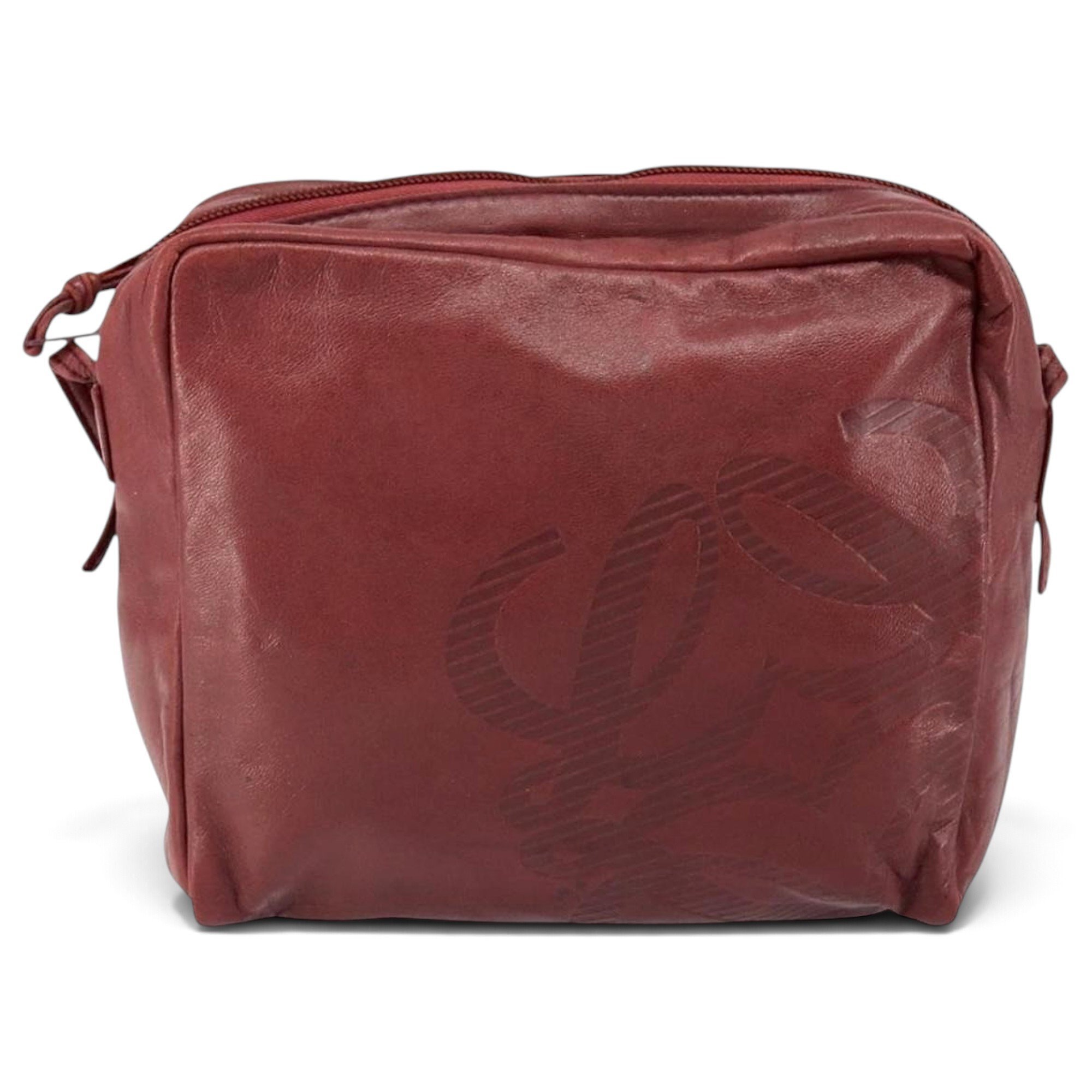 Anagram leather handbag