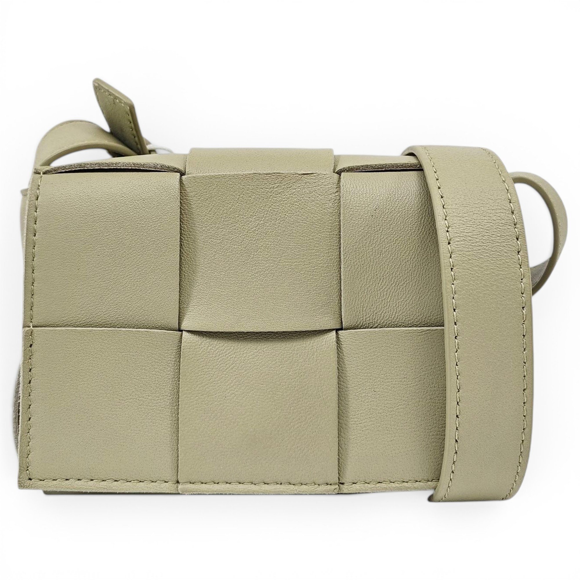 Brick Cassette leather handbag