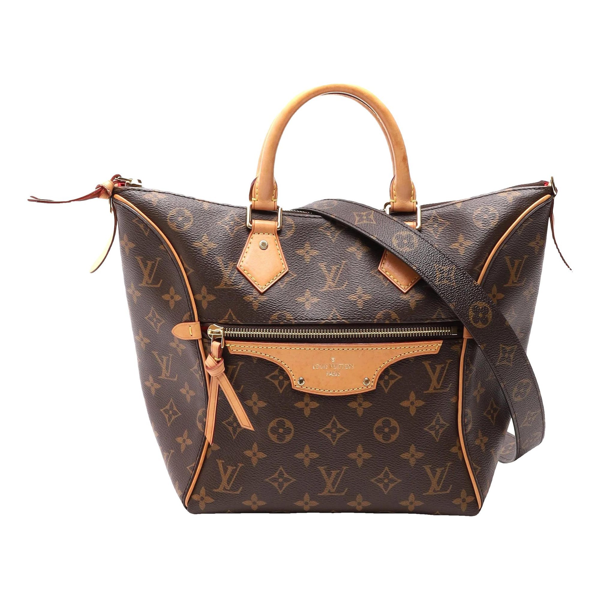 Tournelle leather tote