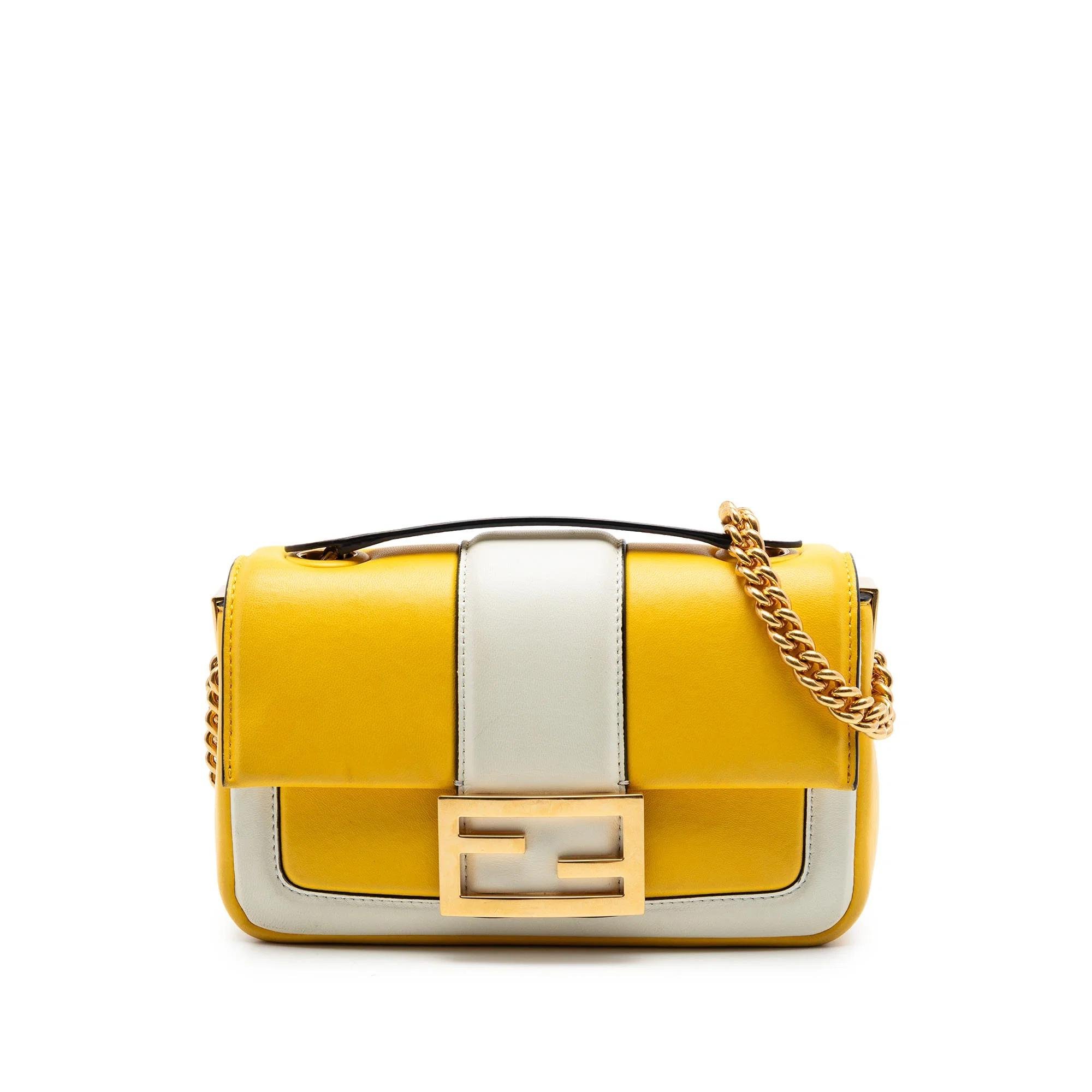 Baguette leather handbag