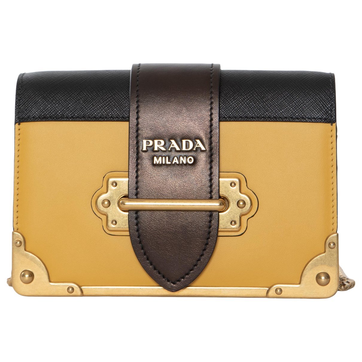 Cahier leather handbag