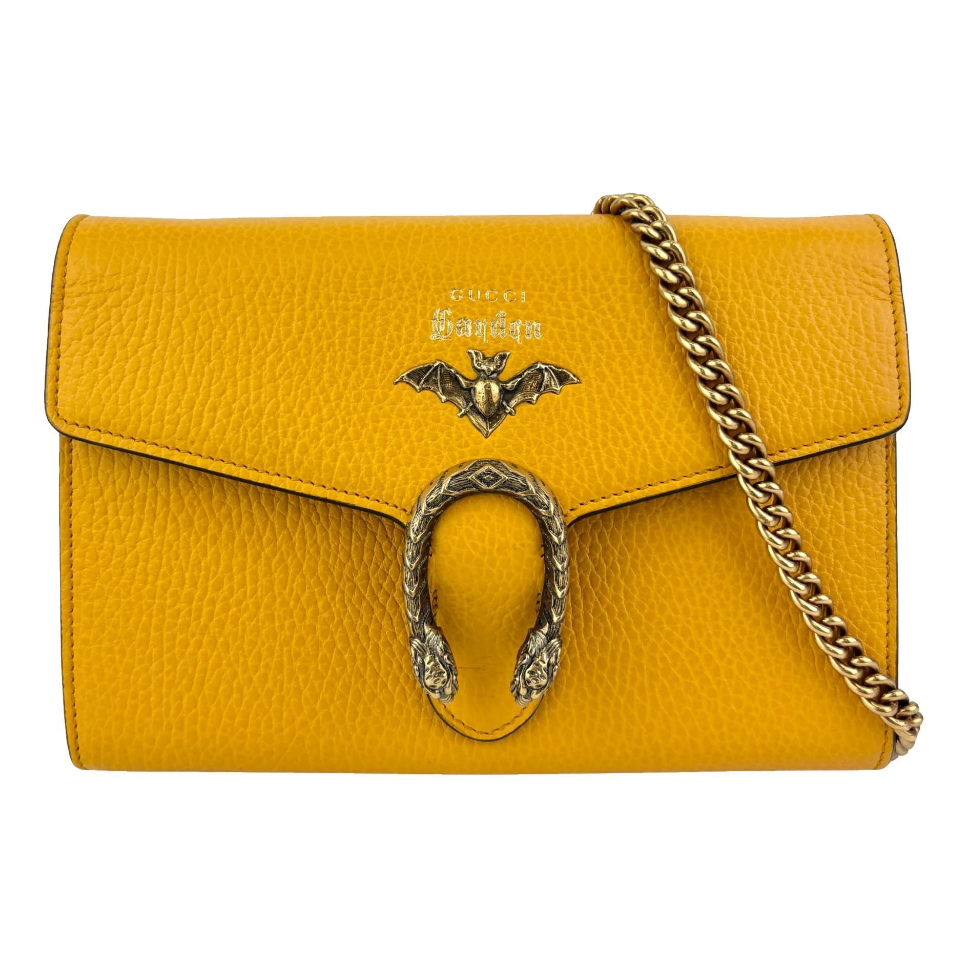 Dionysus leather clutch bag