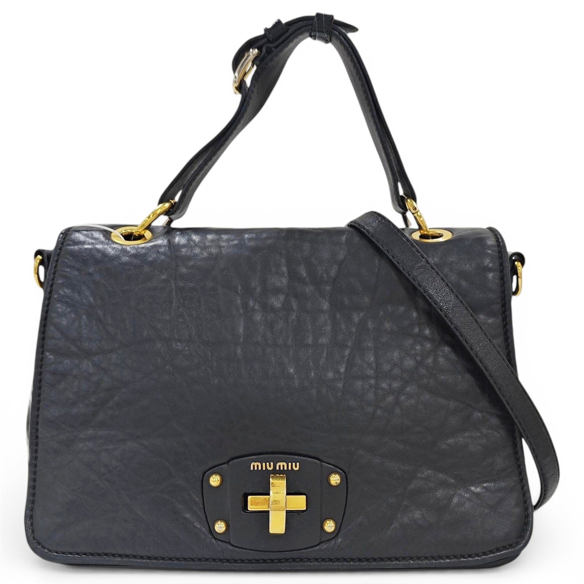 Leather crossbody bag