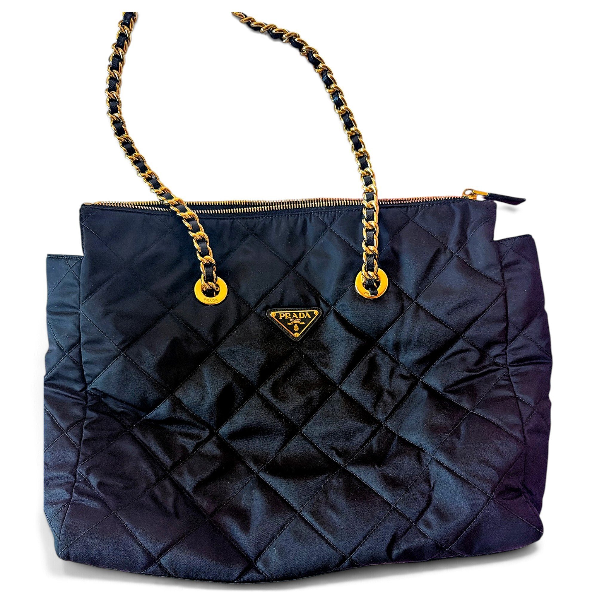 Prada Buckle cloth handbag