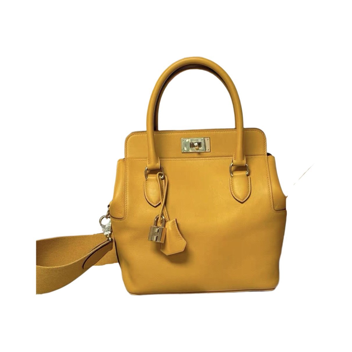 Toolbox leather handbag