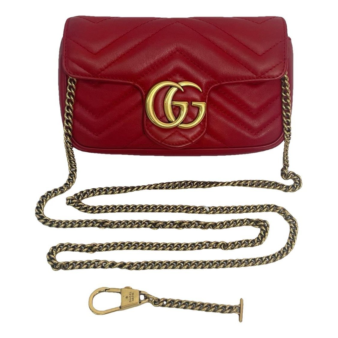 GG Marmont Chain leather crossbody bag