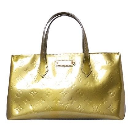 Patent leather tote