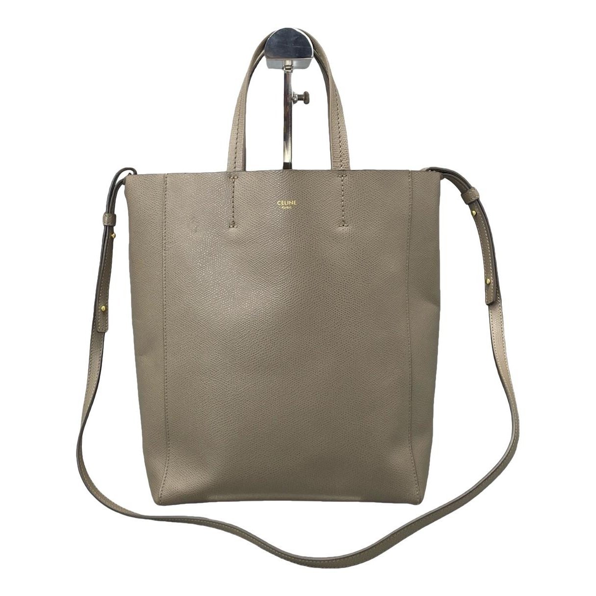 Cabas leather handbag