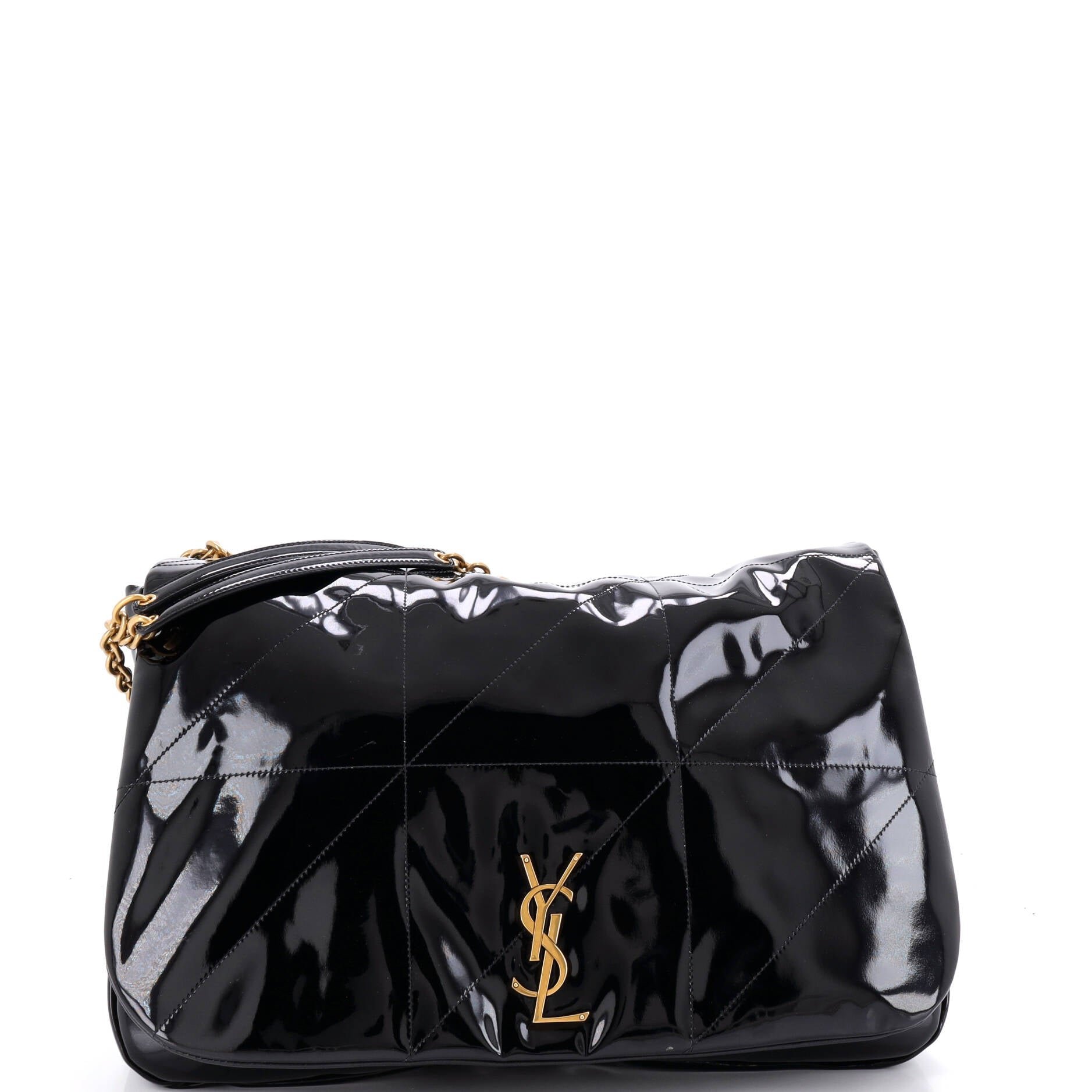 Jamie 4.3 Shoulder Bag Quilted Patent Large