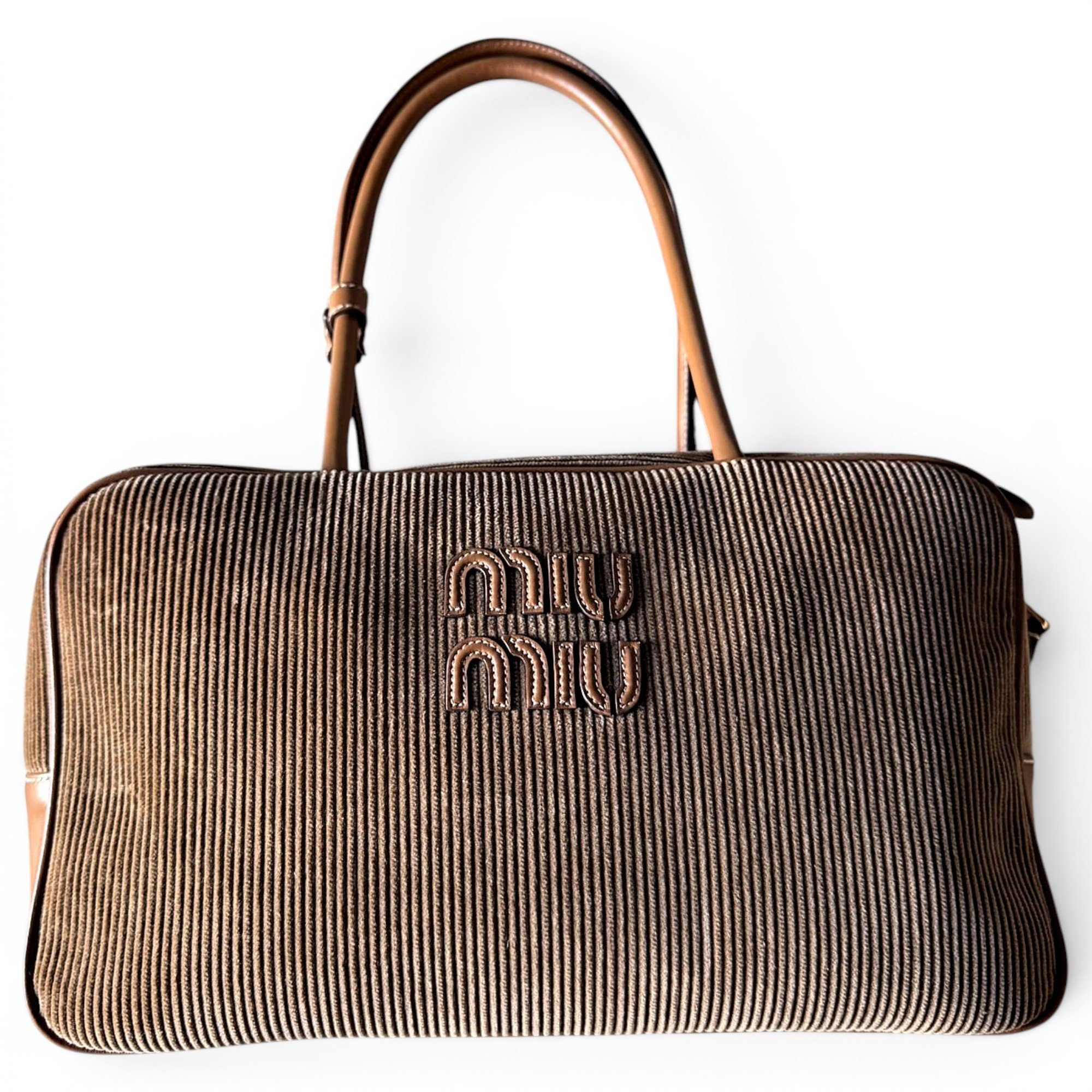 Beau leather handbag