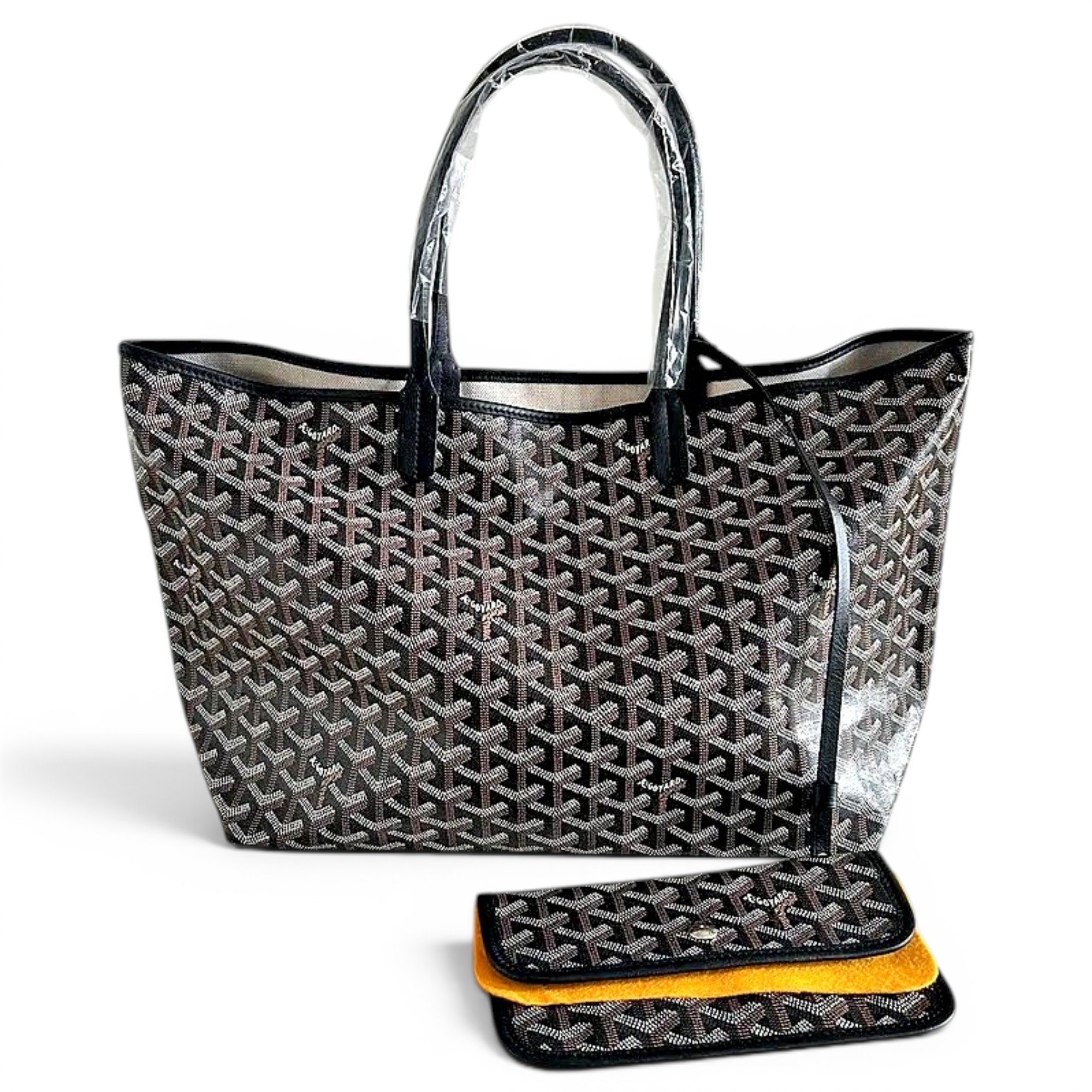 Goyard Saint-Louis leather tote