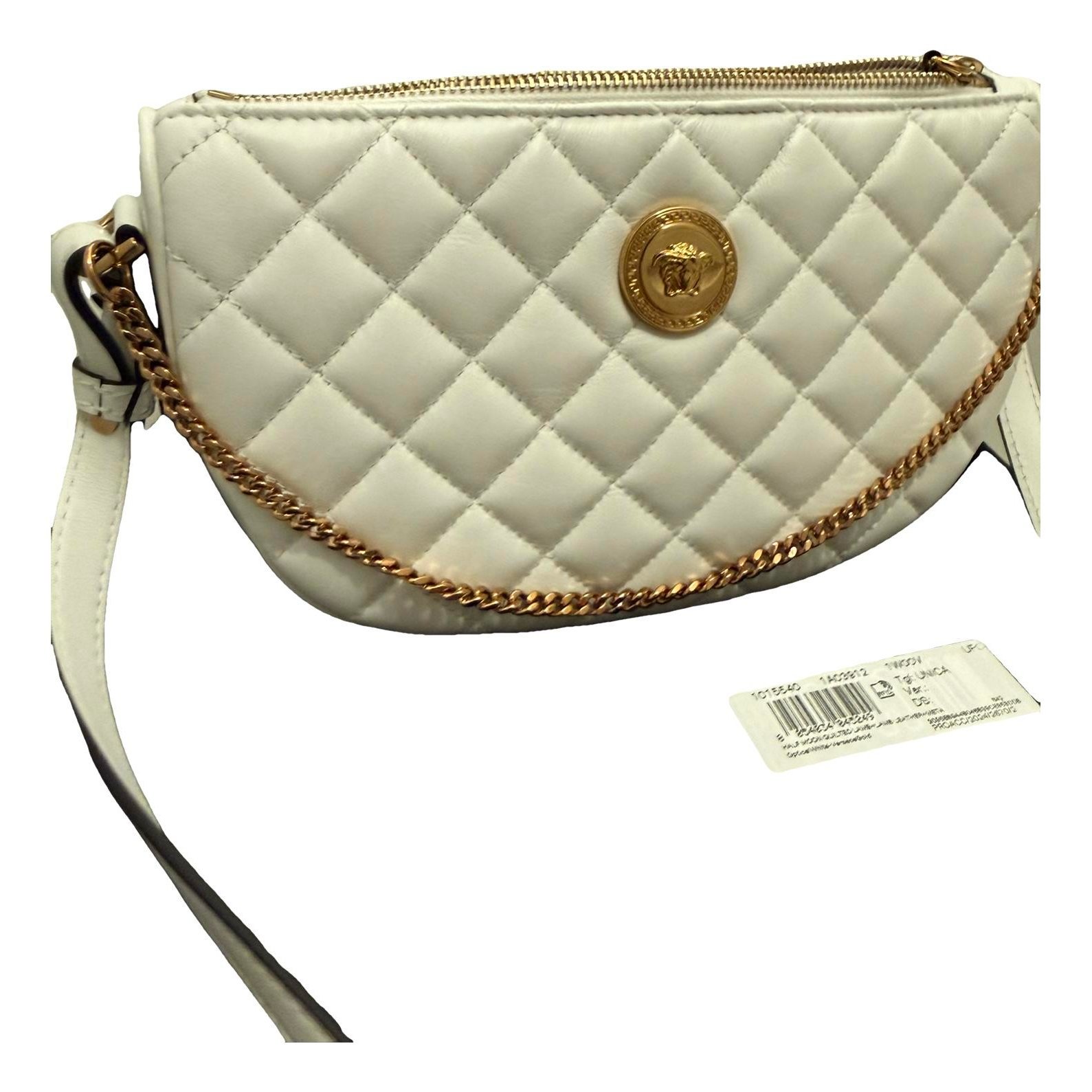 Versace La Medusa leather crossbody bag