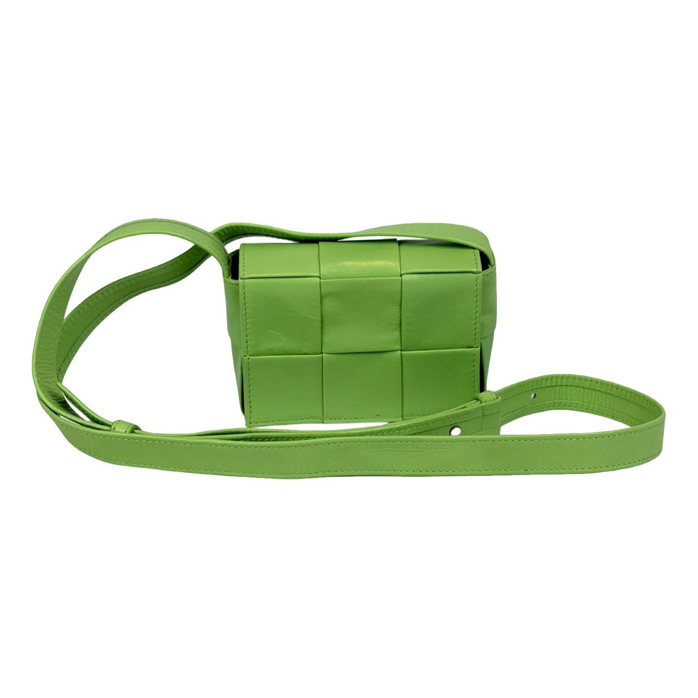 Cassette leather crossbody bag