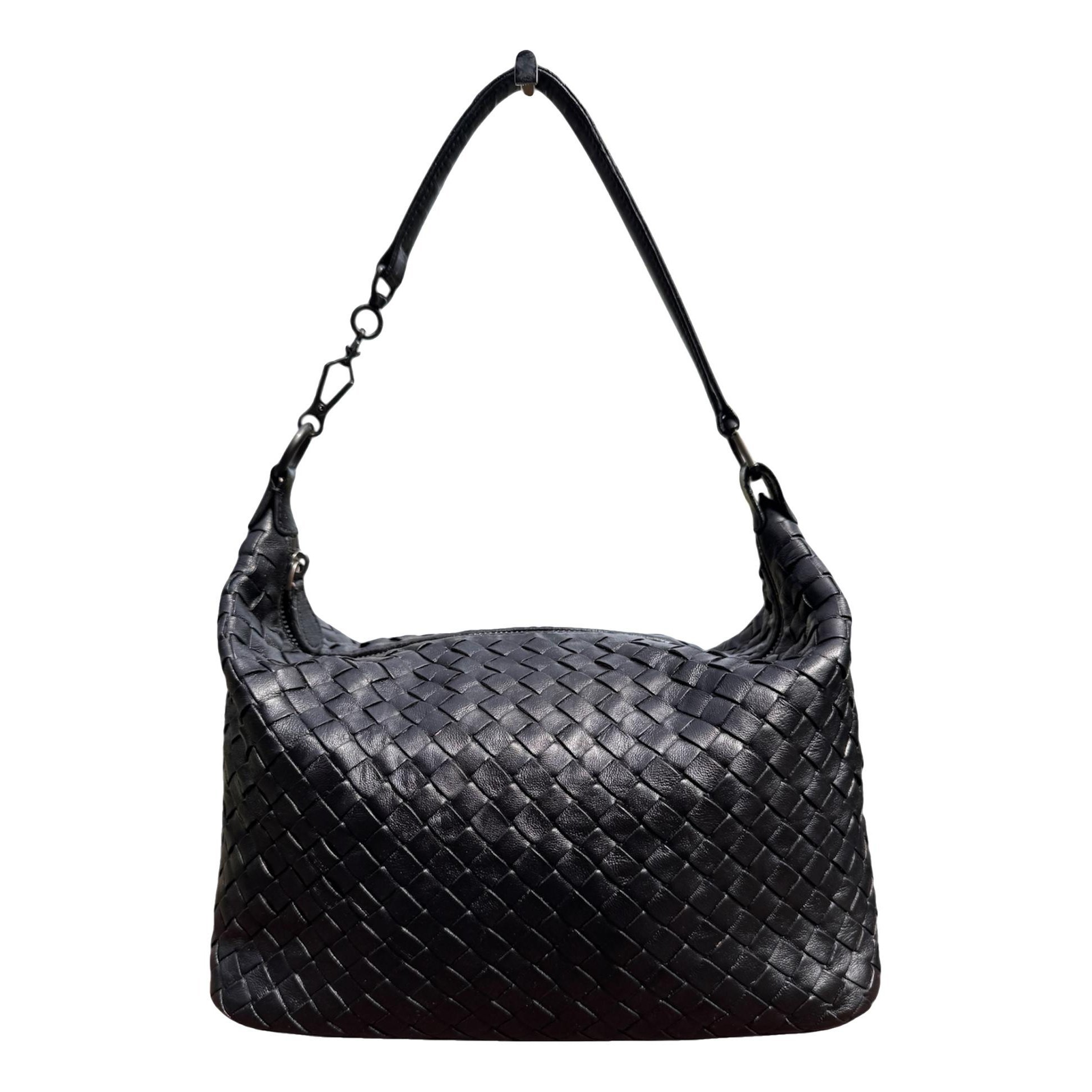 Parachute leather handbag