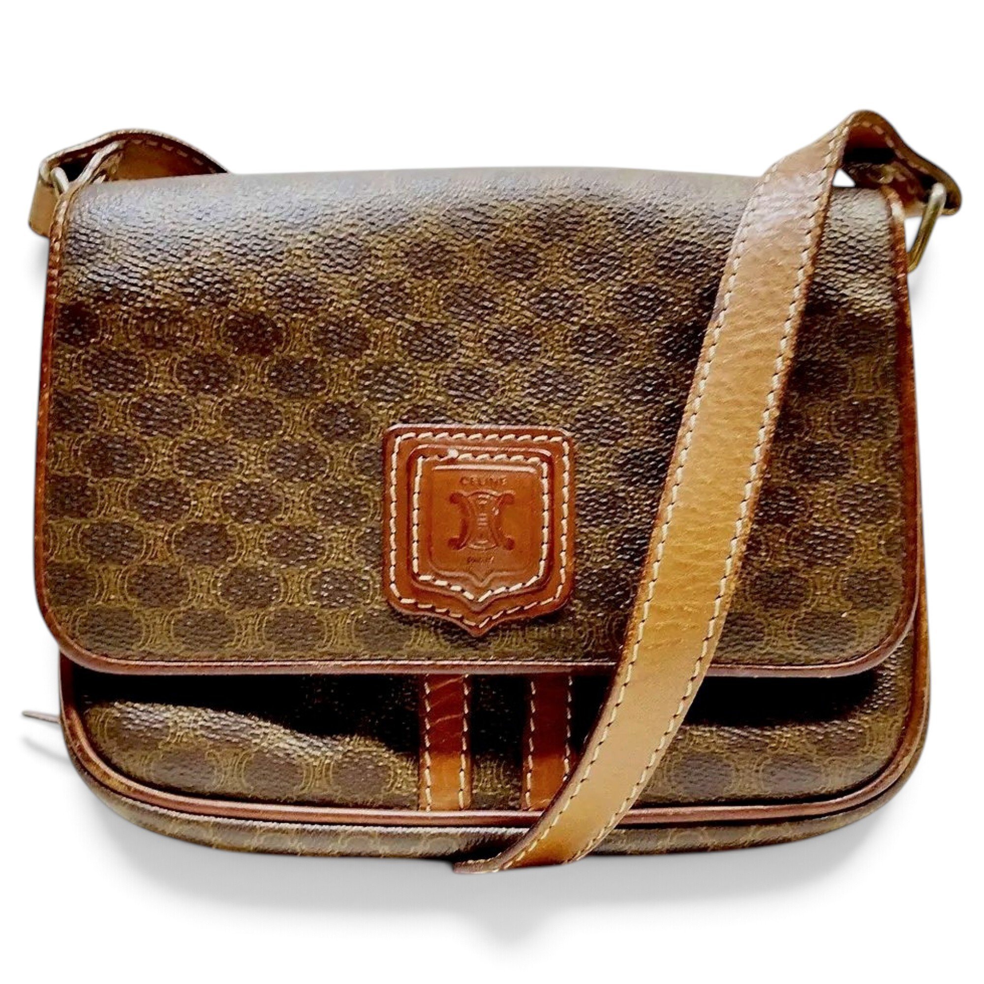 Celine Leather crossbody bag