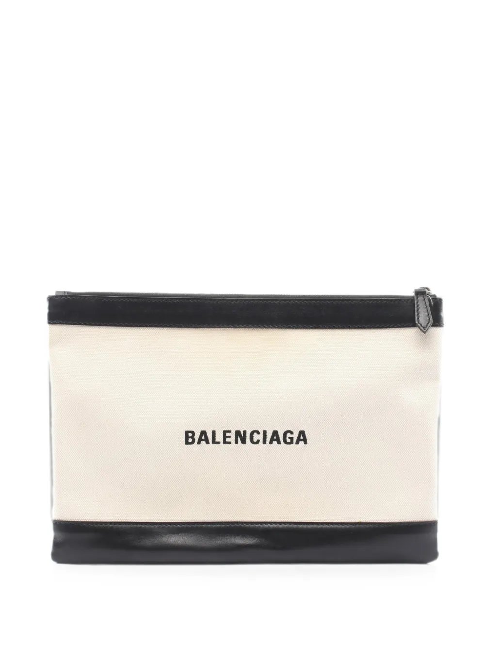 Balenciaga 2000s M Navy Clip clutch bag