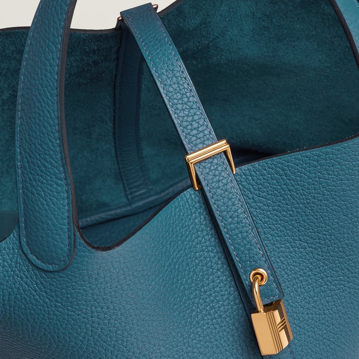 New Bleu Jean Picotin Lock 22 Bag