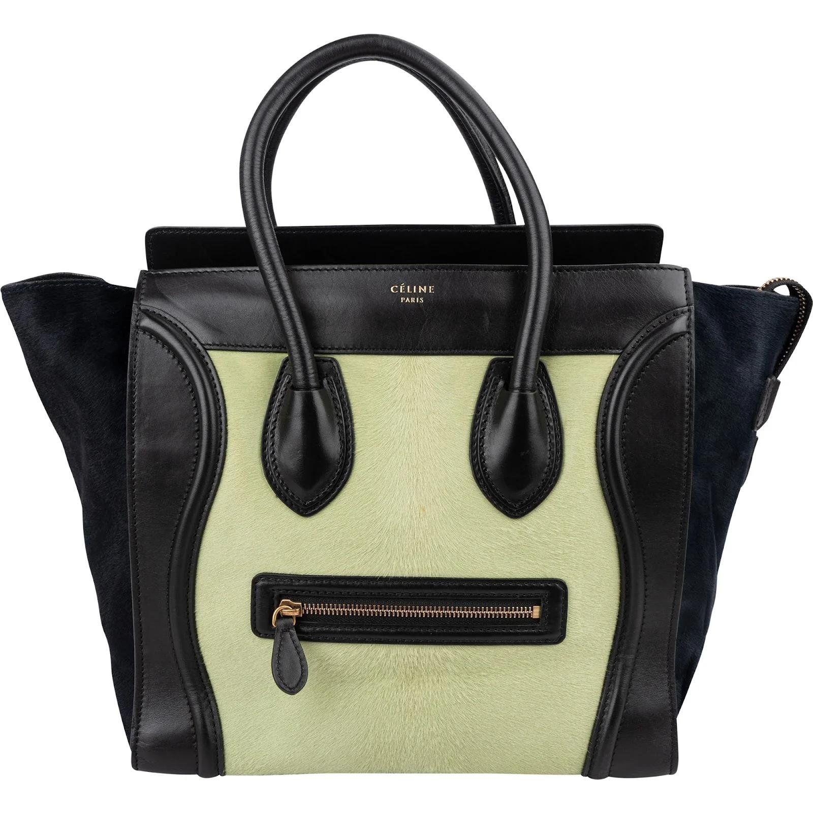 Luggage leather handbag