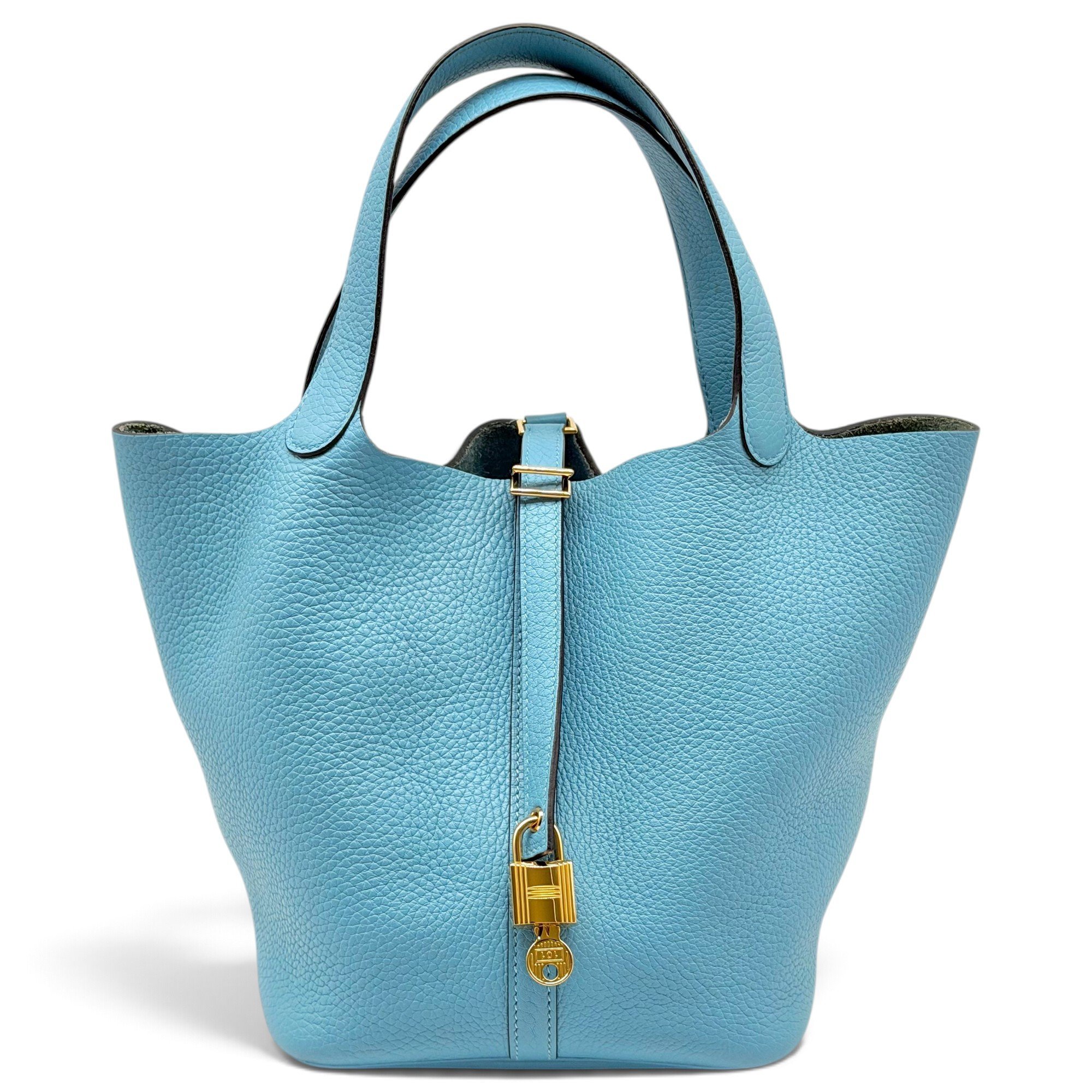 Picotin leather handbag
