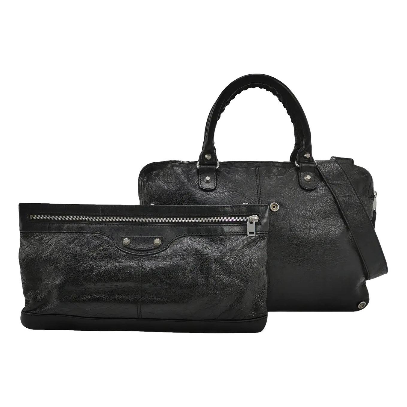 Leather tote