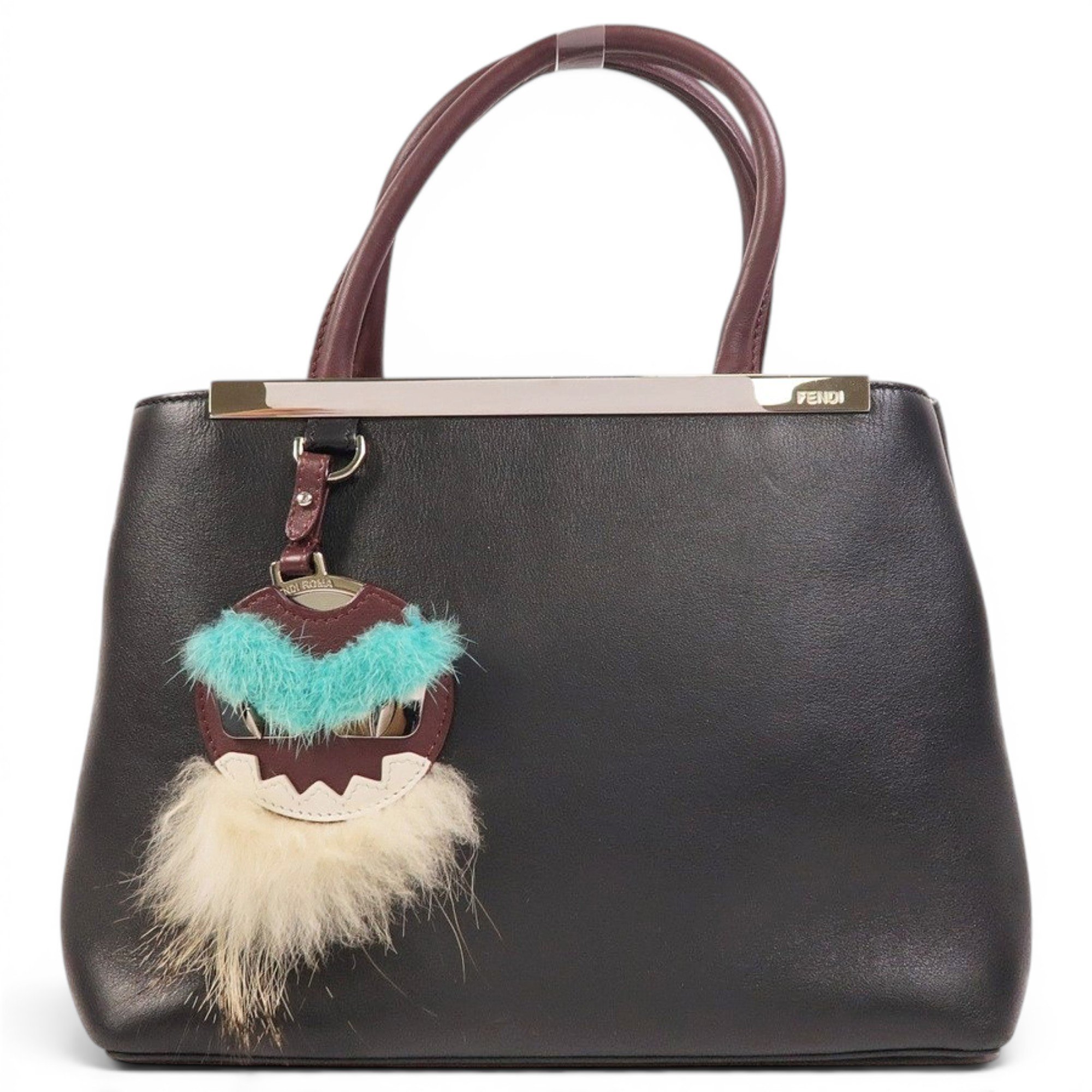 Peekaboo leather handbag