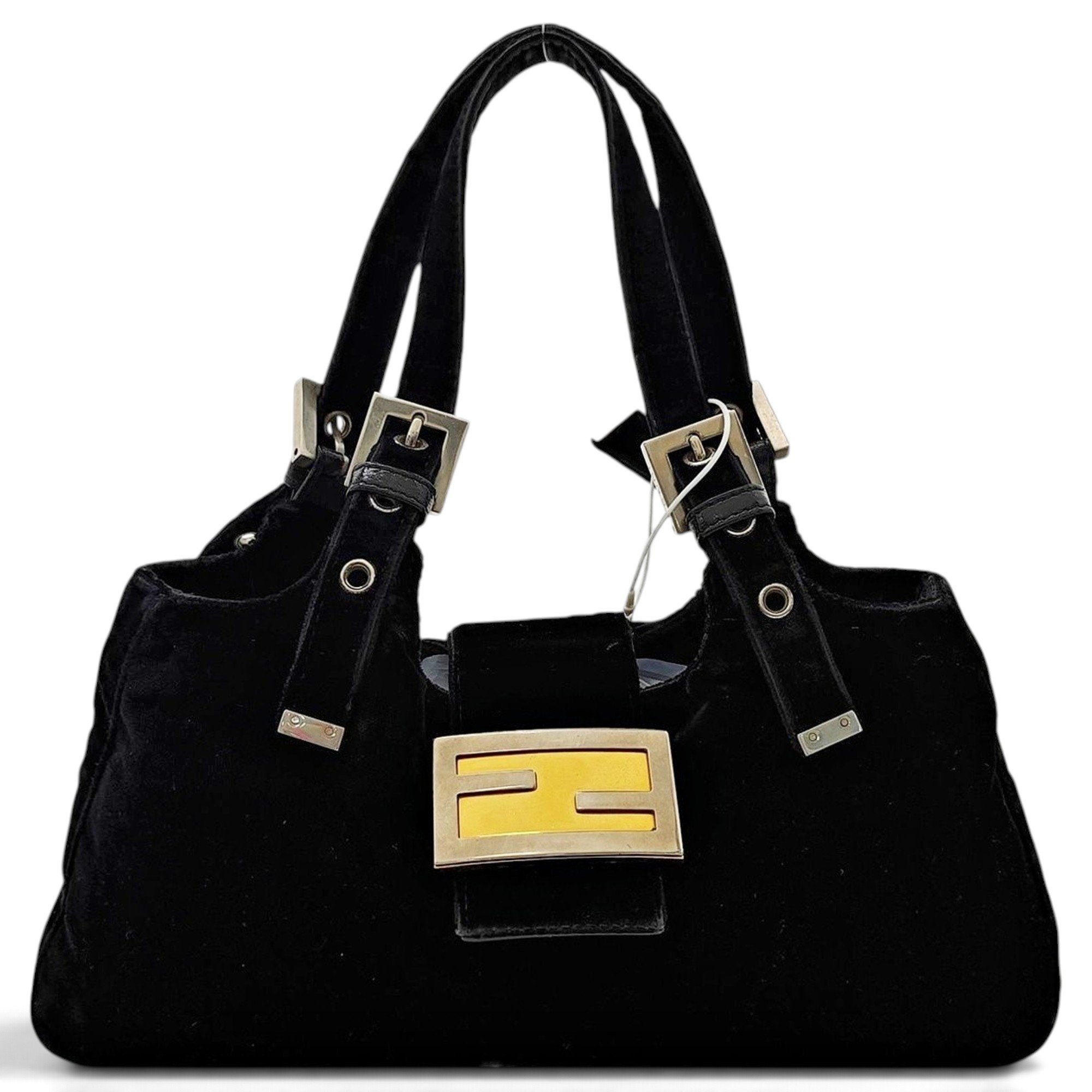 Velvet handbag